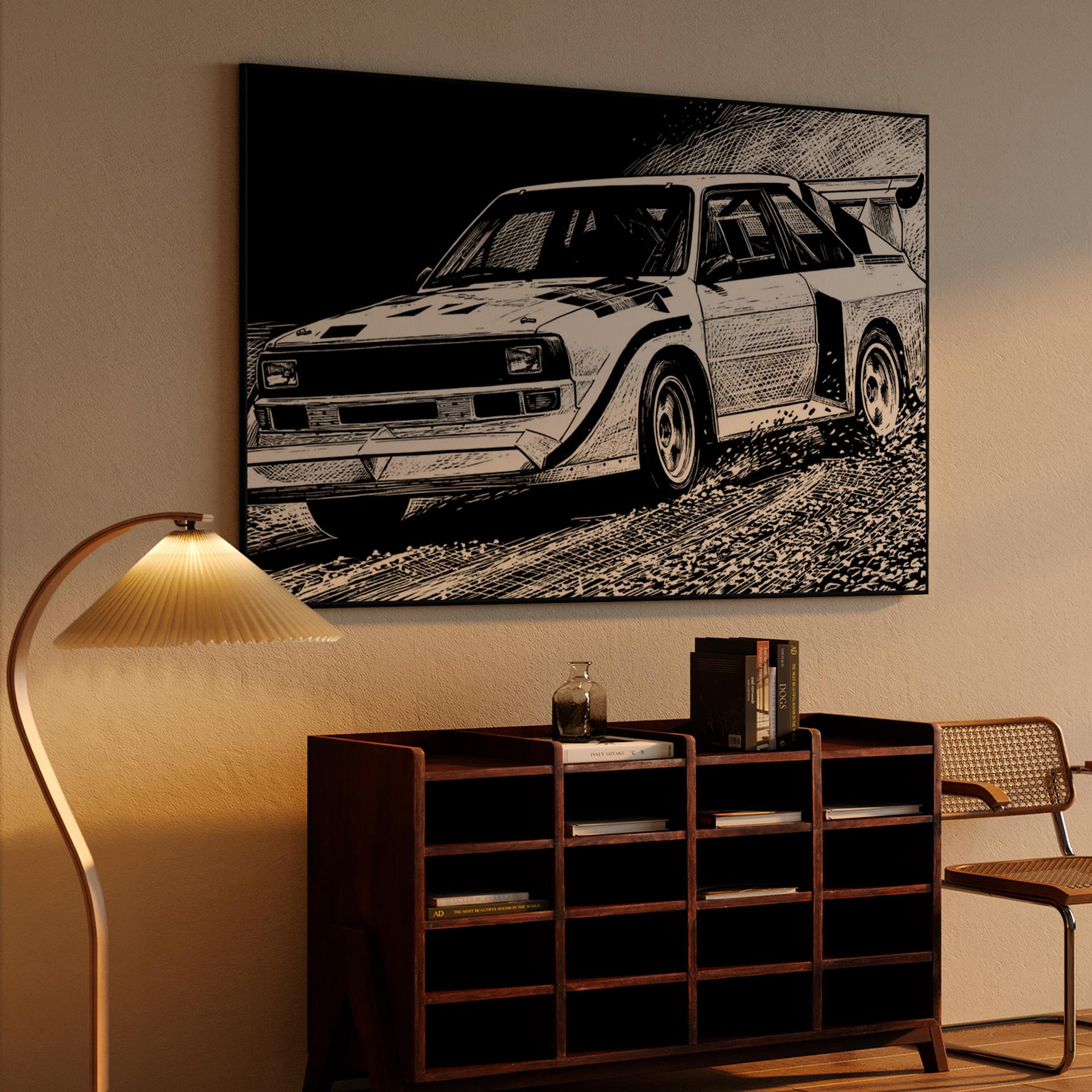 Audi Quattro S1: Pikes Peak Engraving