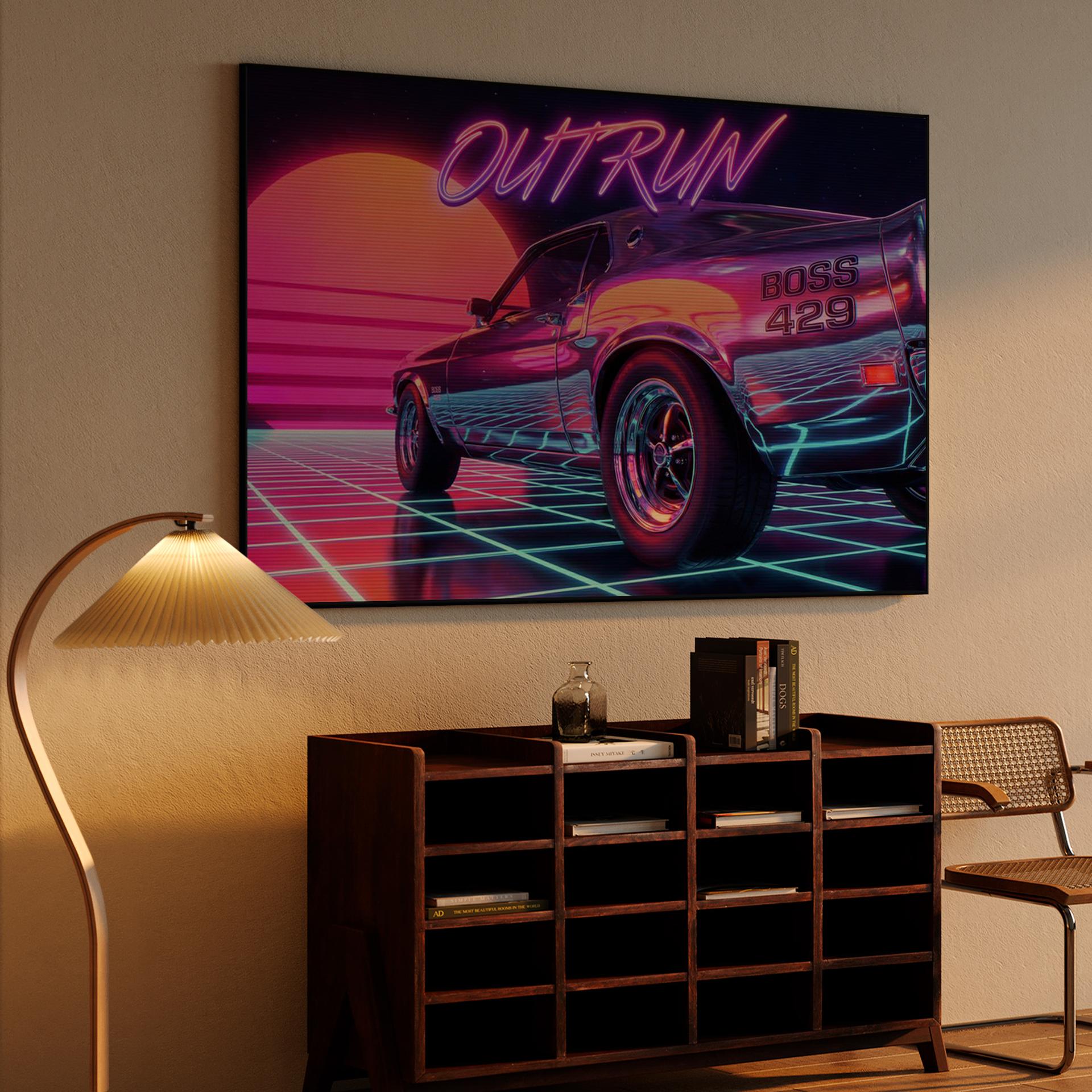 Boss 429 Neon Outrun Horizon