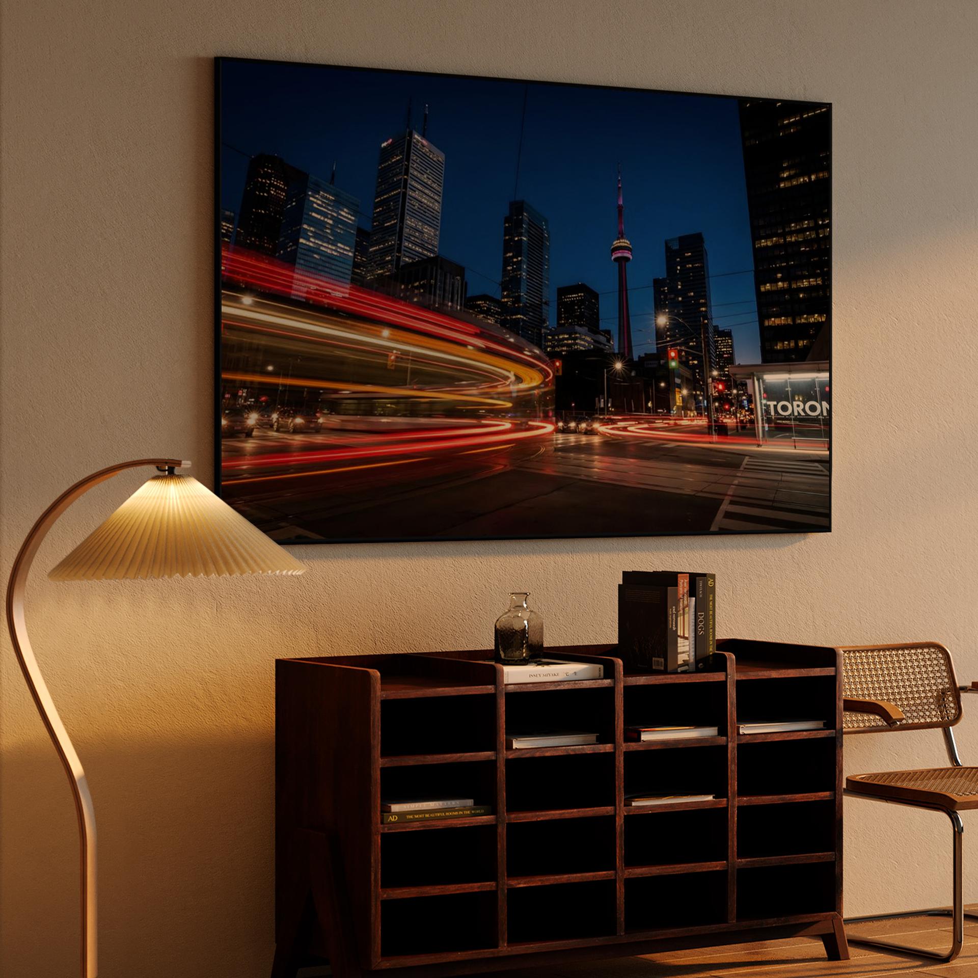 Toronto Pulse: CN Tower and Midnight Light Trails