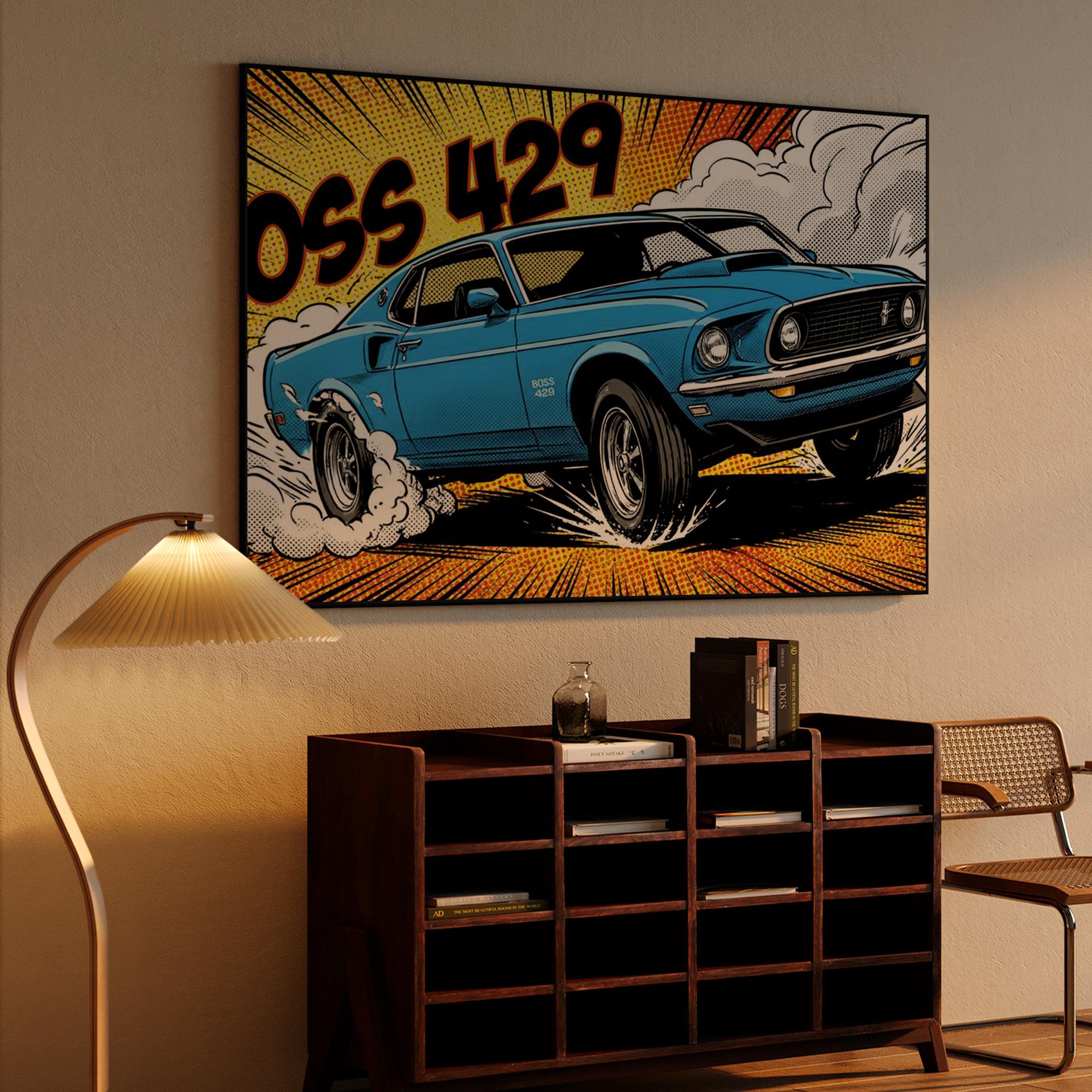 Boss 429 Comic Action Burnout