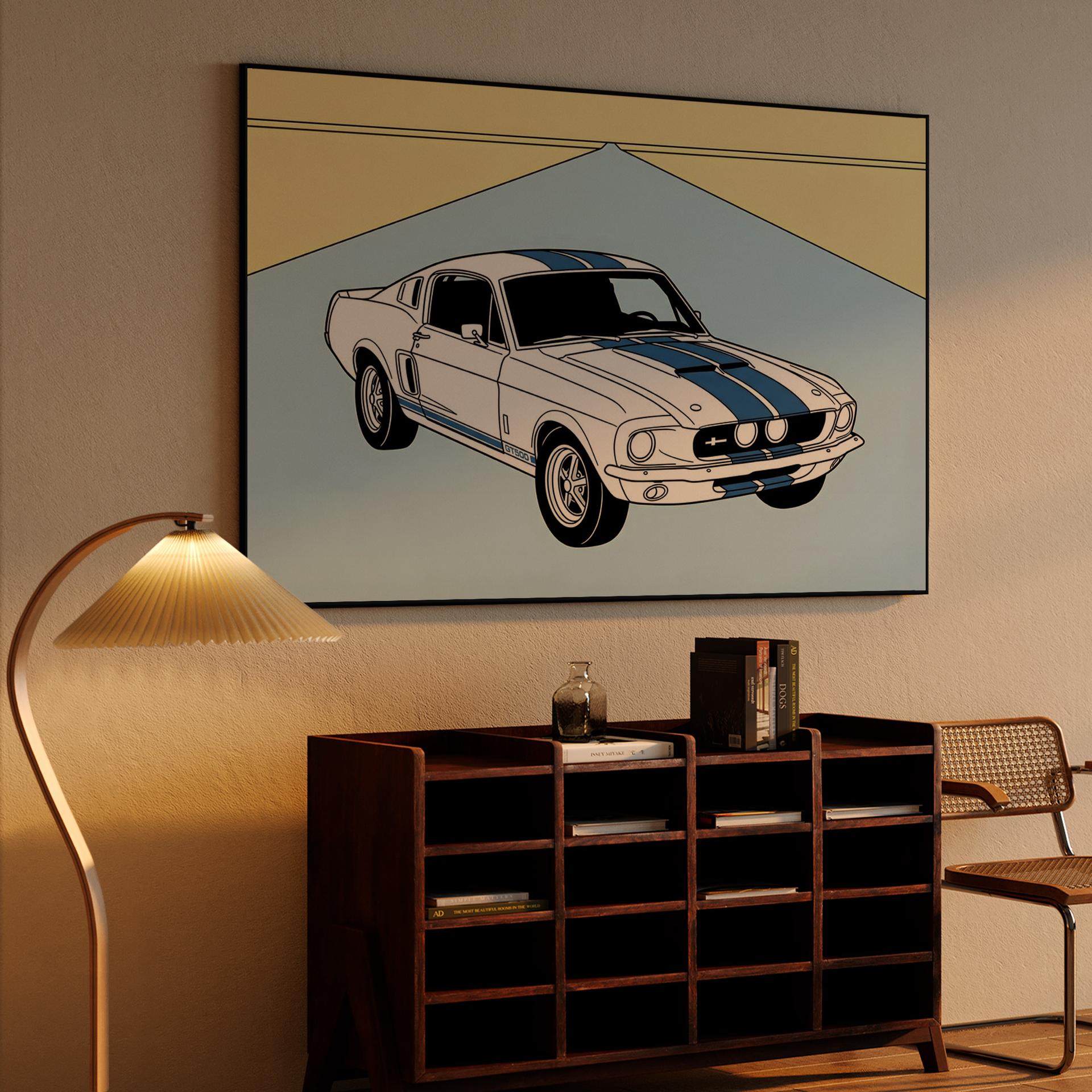 Shelby GT500 Minimalist Horizon