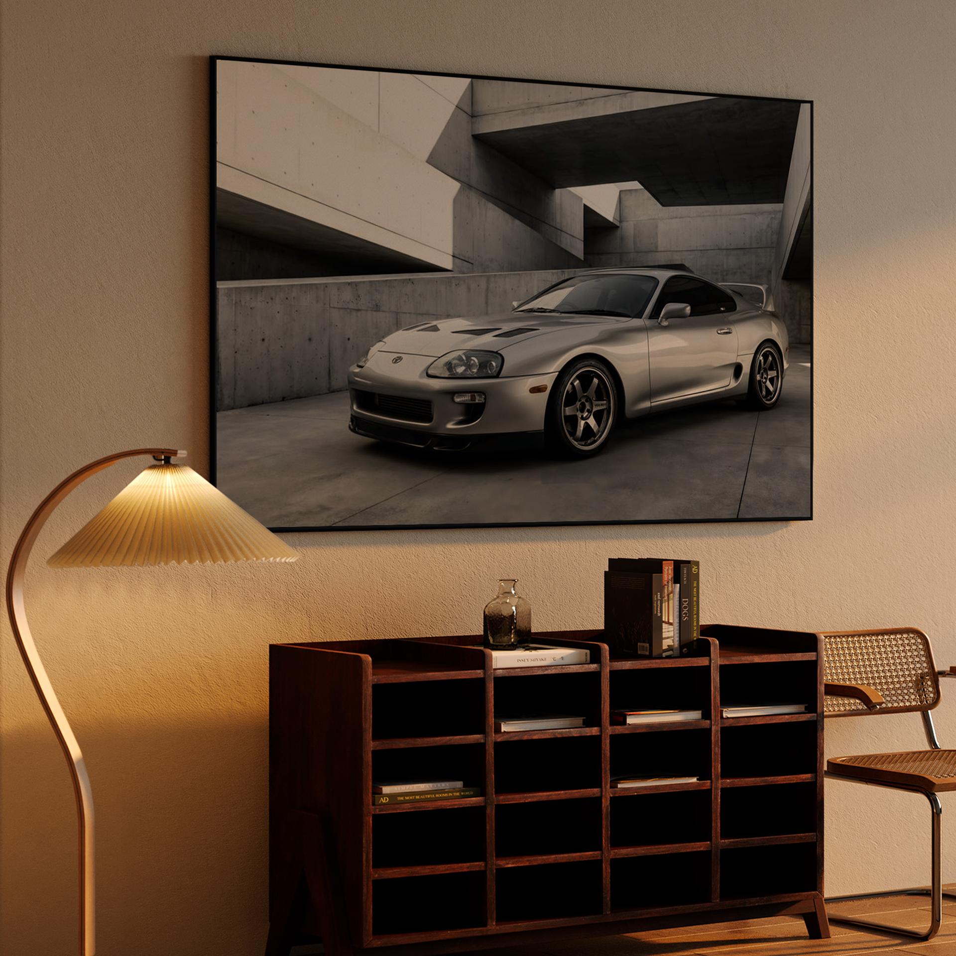 Brutalist Legend: Silver Supra A80