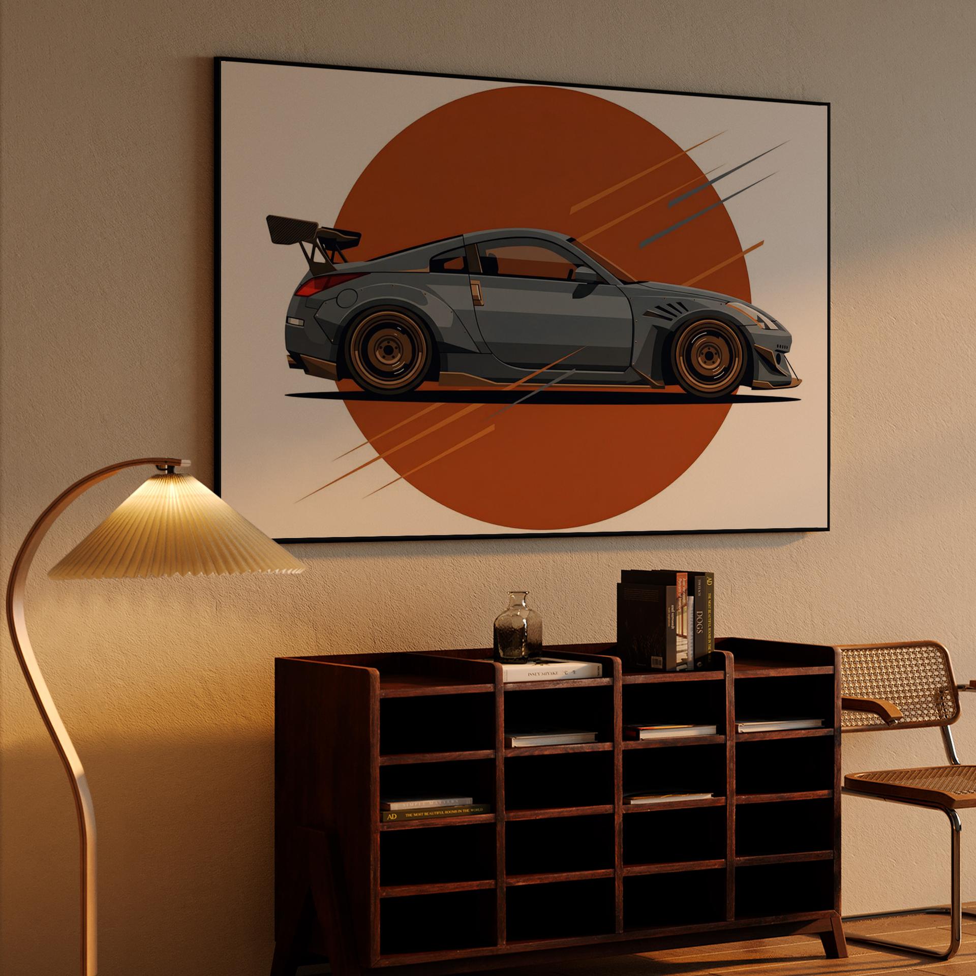 Z33 Widebody: Dynamic Vector Illustration