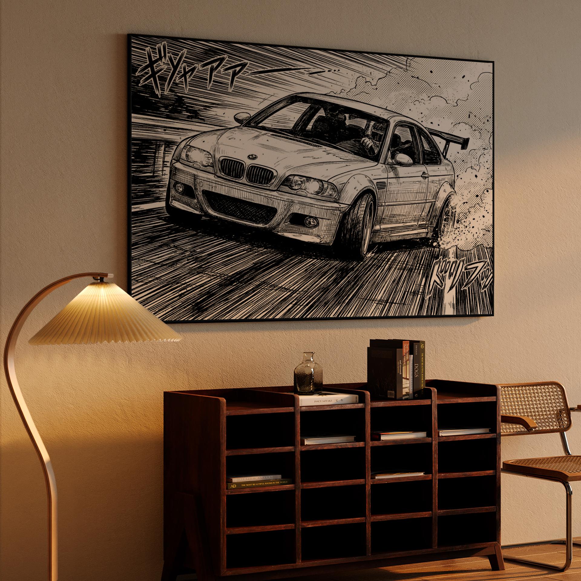BMW E46 M3 Drift Manga