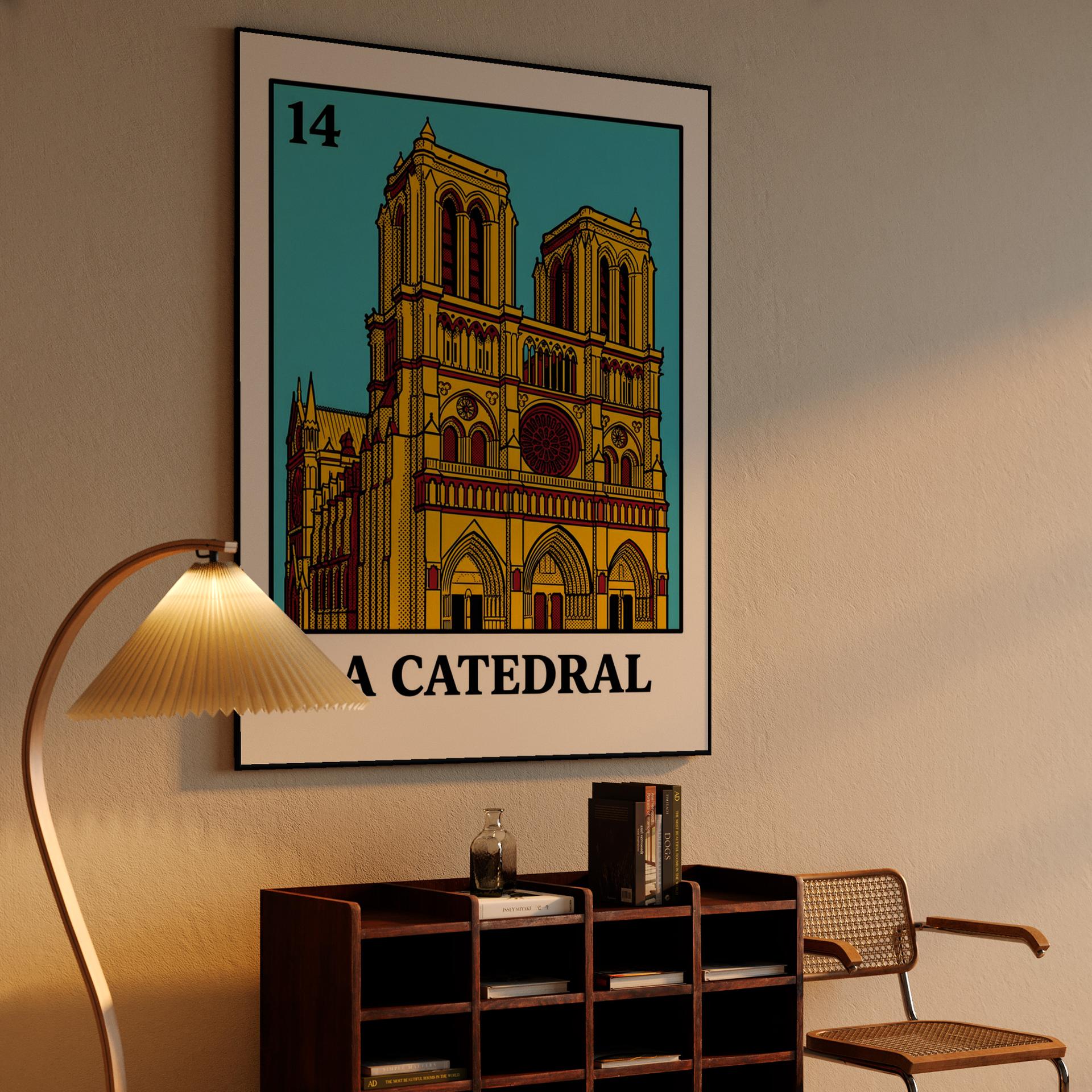 La Catedral - Notre-Dame Lotería Card