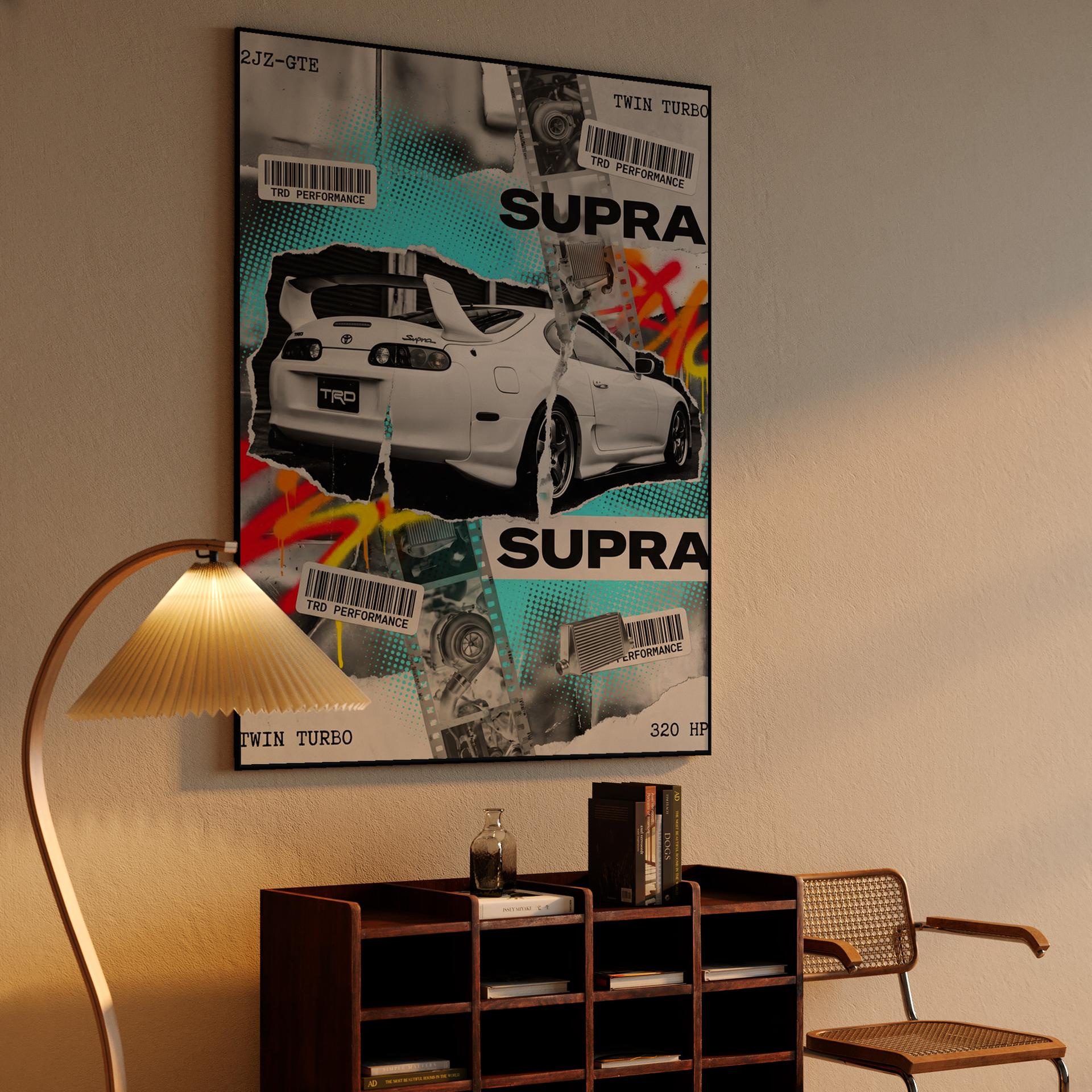 Supra A80: TRD Performance Collage