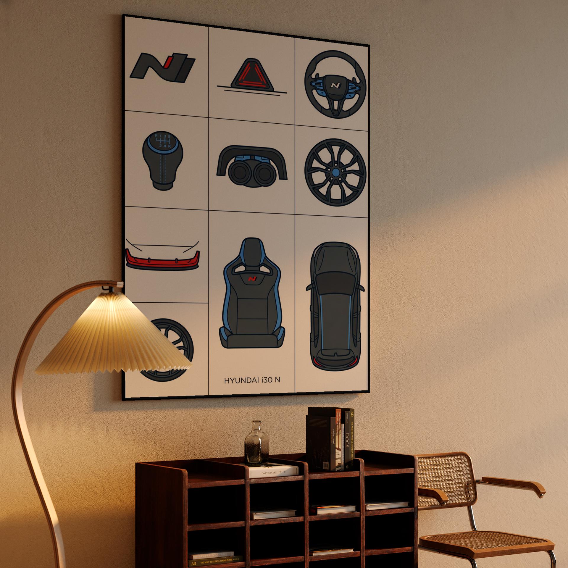 Hyundai i30 N Component Essentials Illustration