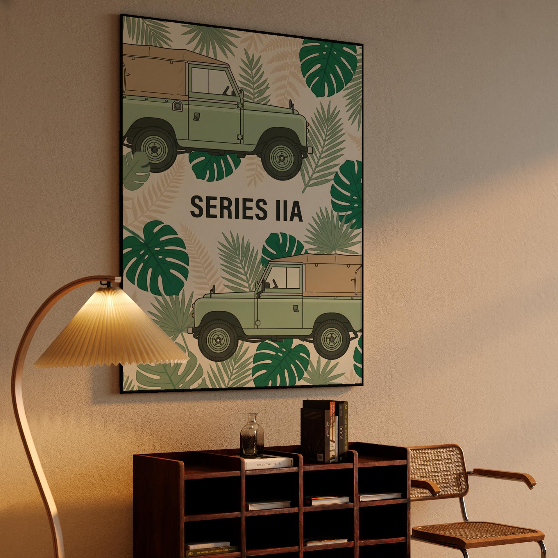 Land Rover Series IIA: Tropical Expedition Graphic