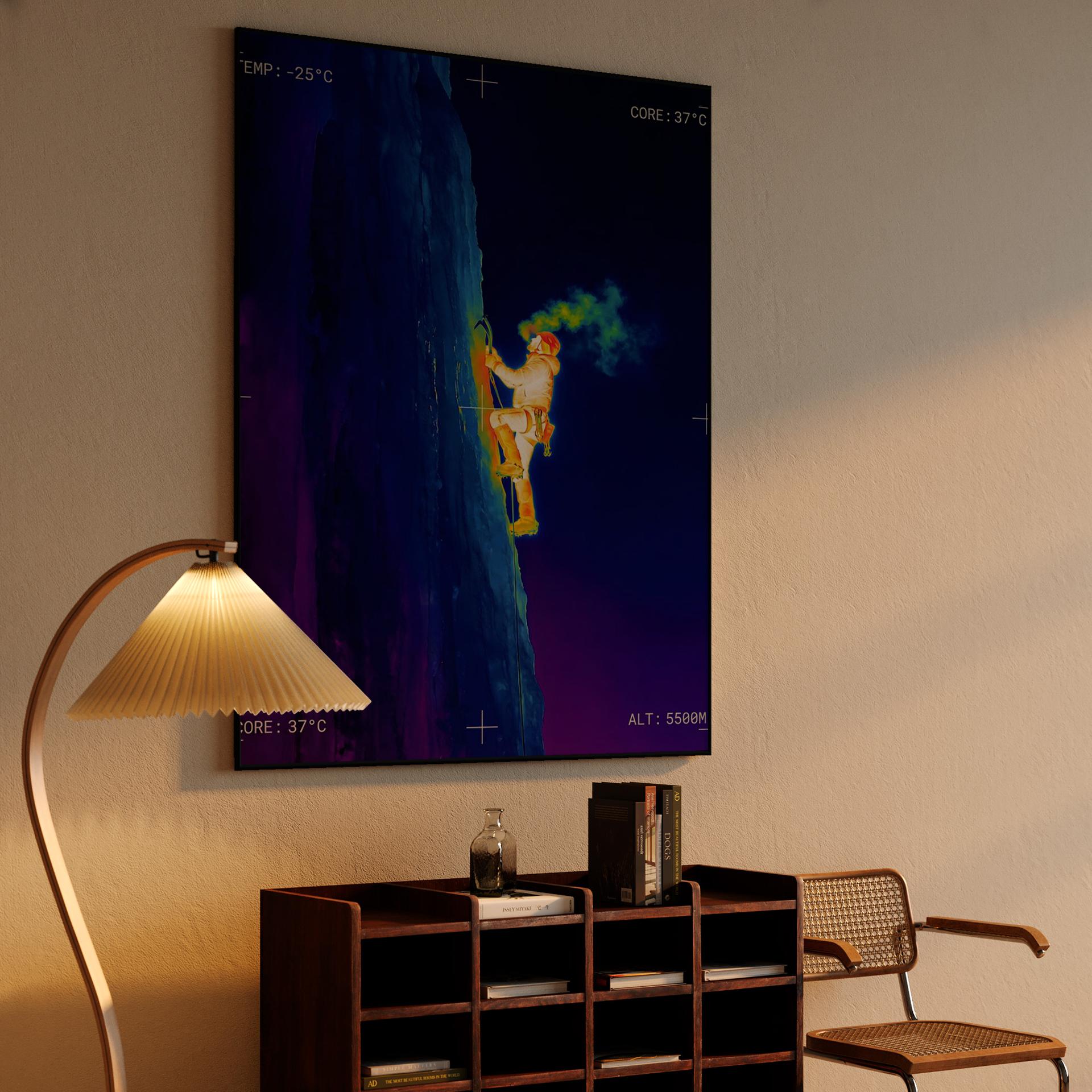 Core Heat: Extreme Altitude Ice Climbing Thermal Scan