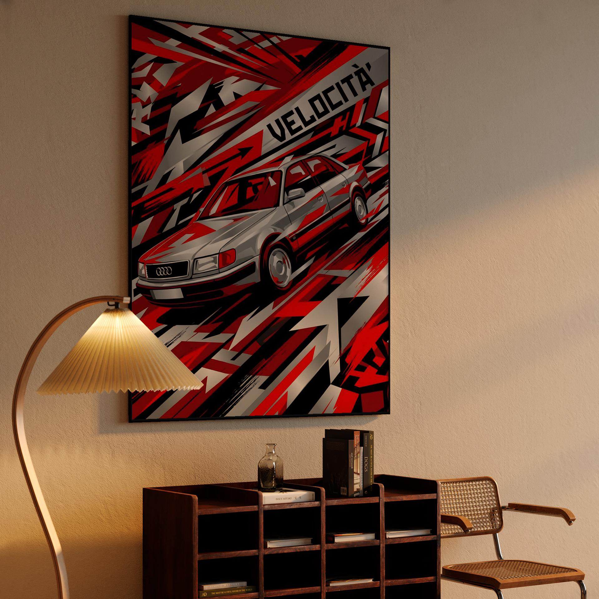 Audi 100 C4: Velocità Futurist Graphic