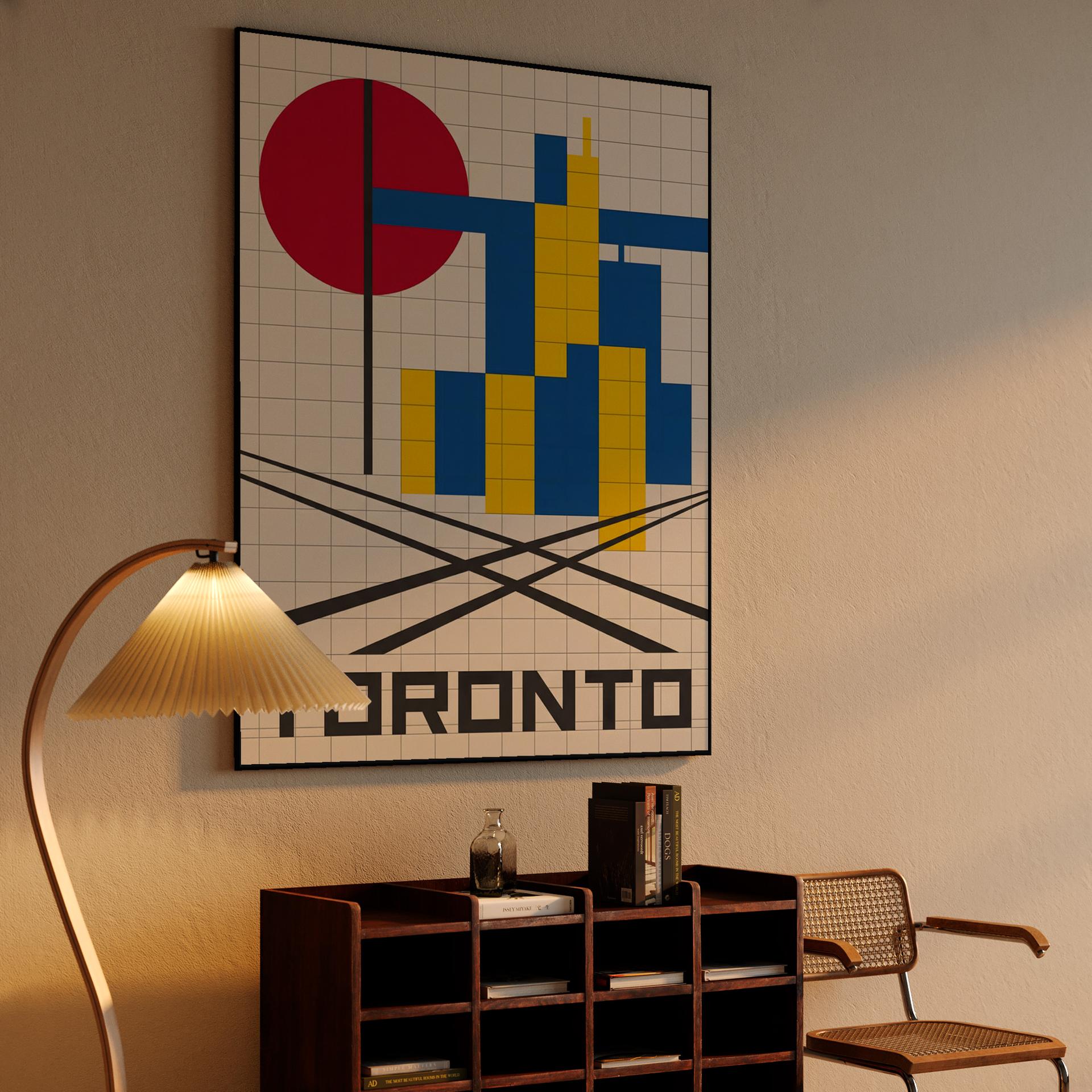 Toronto De Stijl Geometric Skyline