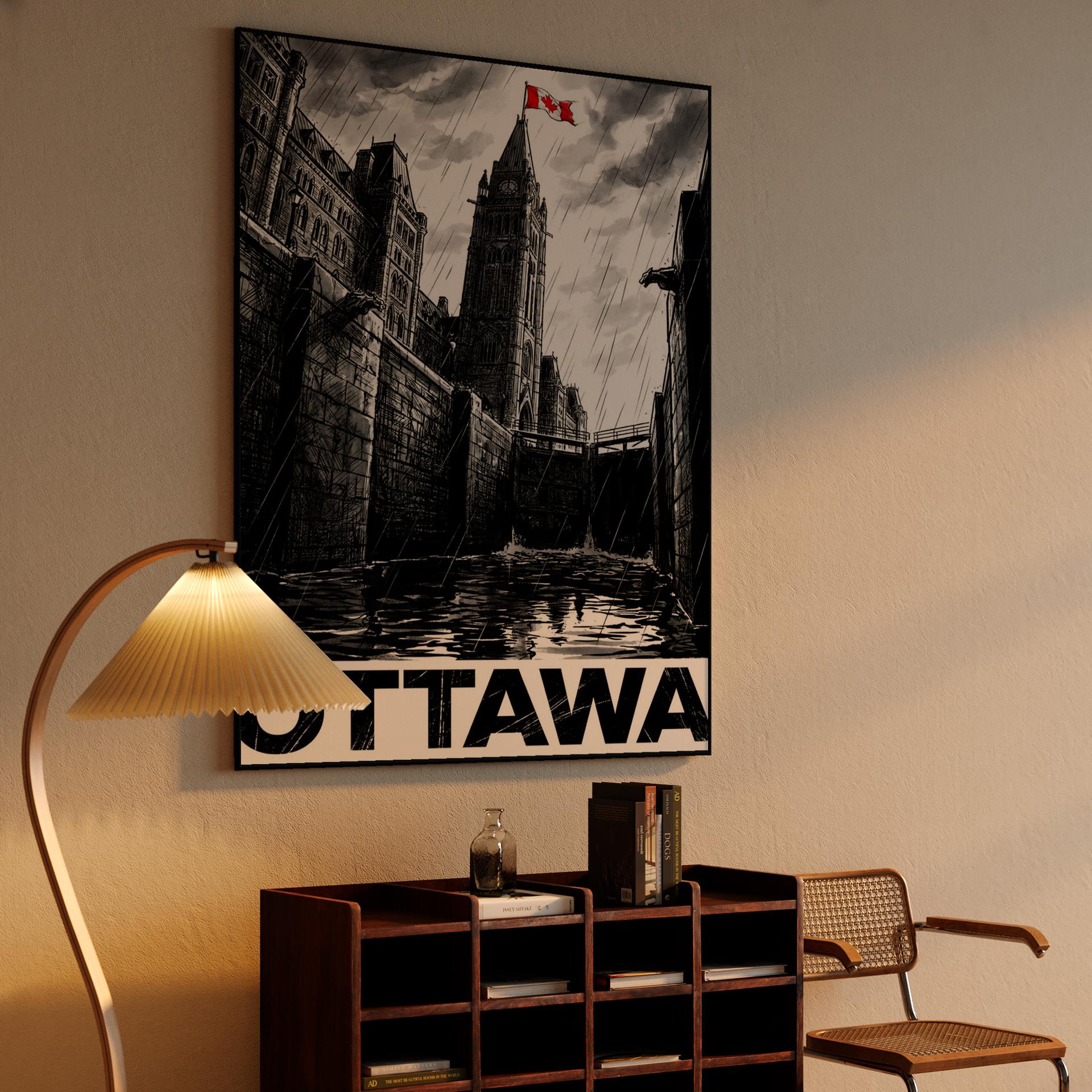 Ottawa Noir: Rain Over the Locks