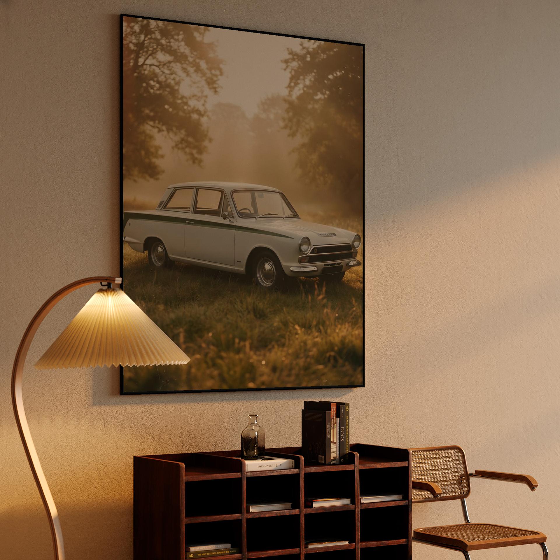 Lotus Cortina Mk1 Golden Hour Serenity