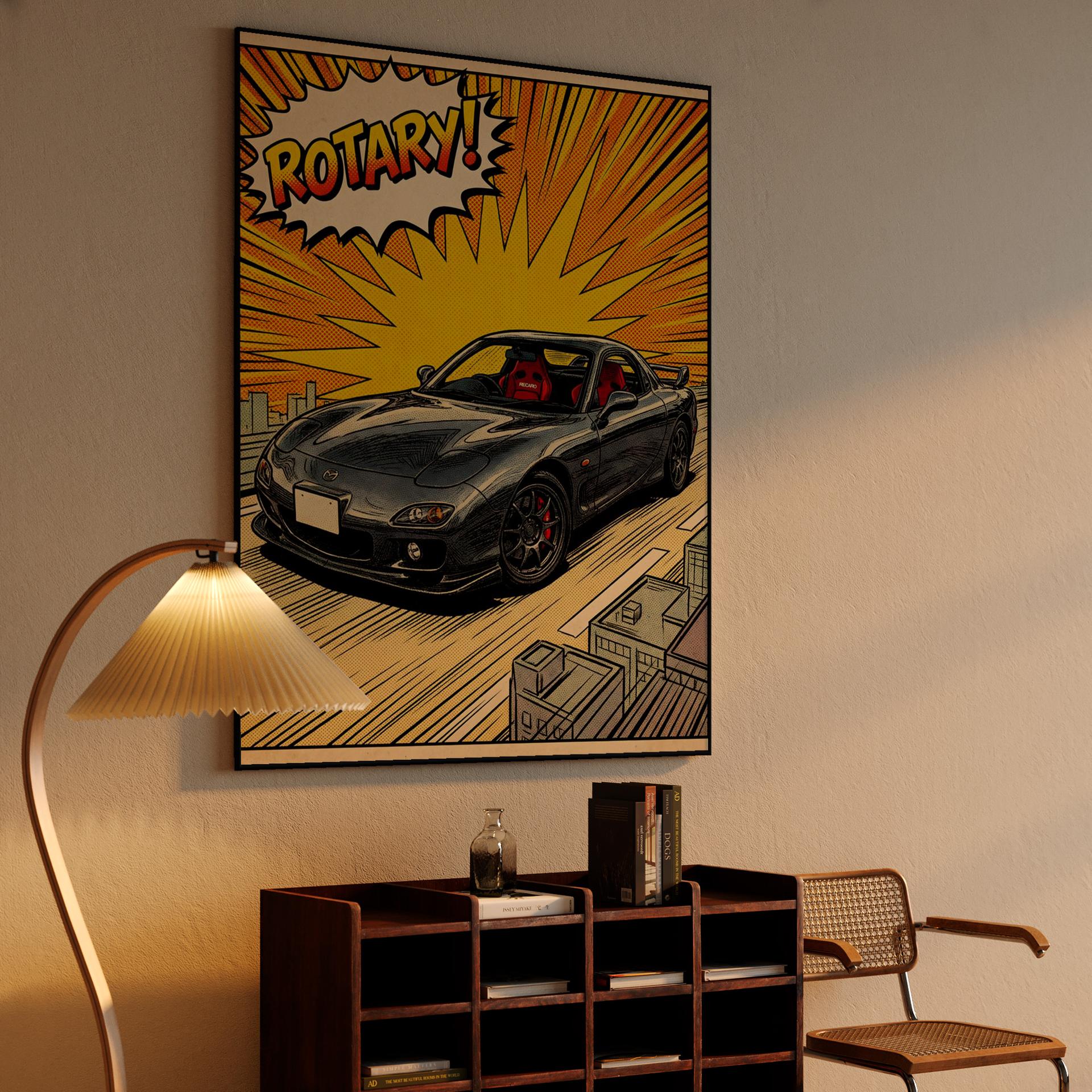 Mazda RX-7 Spirit R: Rotary Comic Action