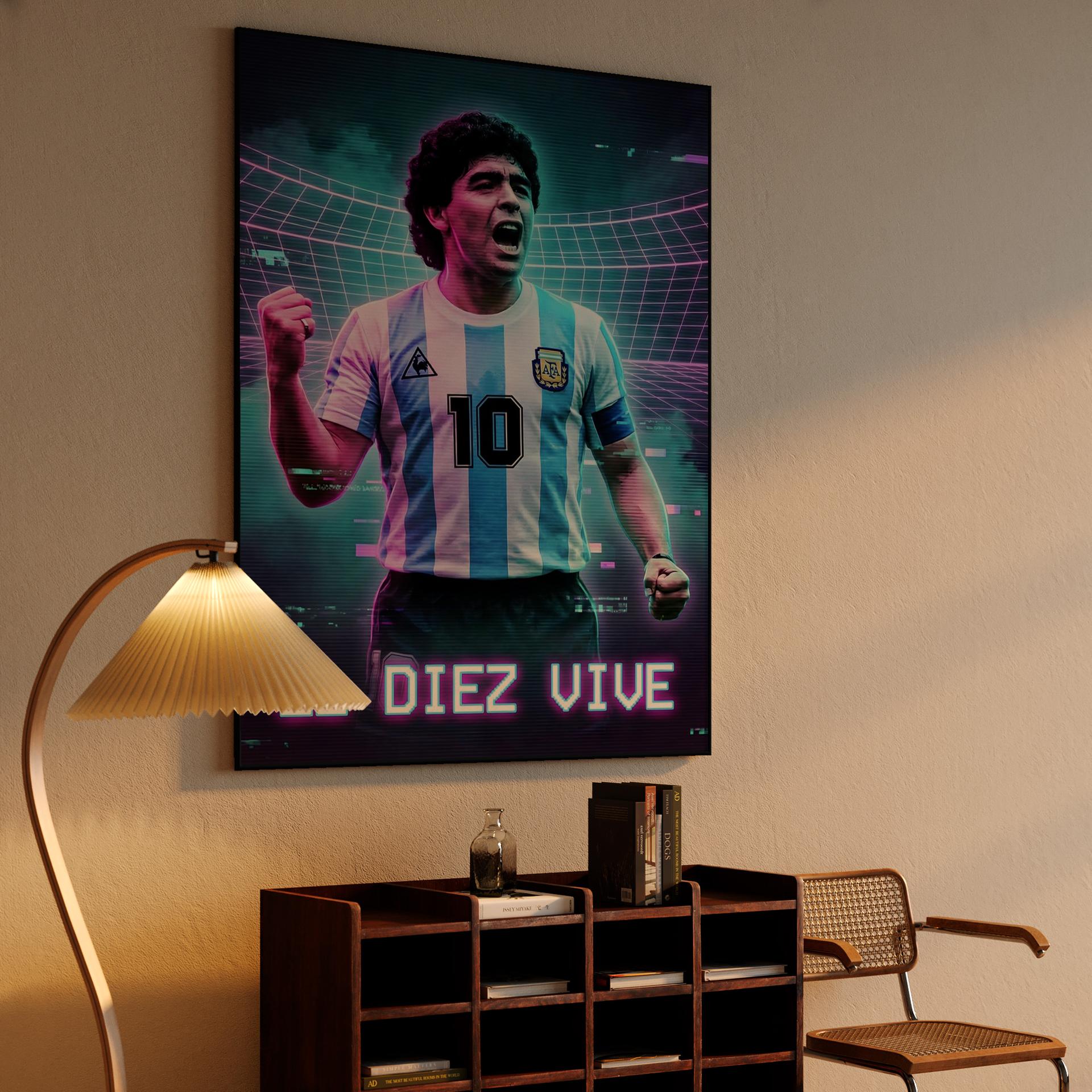El Diez Vive: Maradona Synthwave Tribute