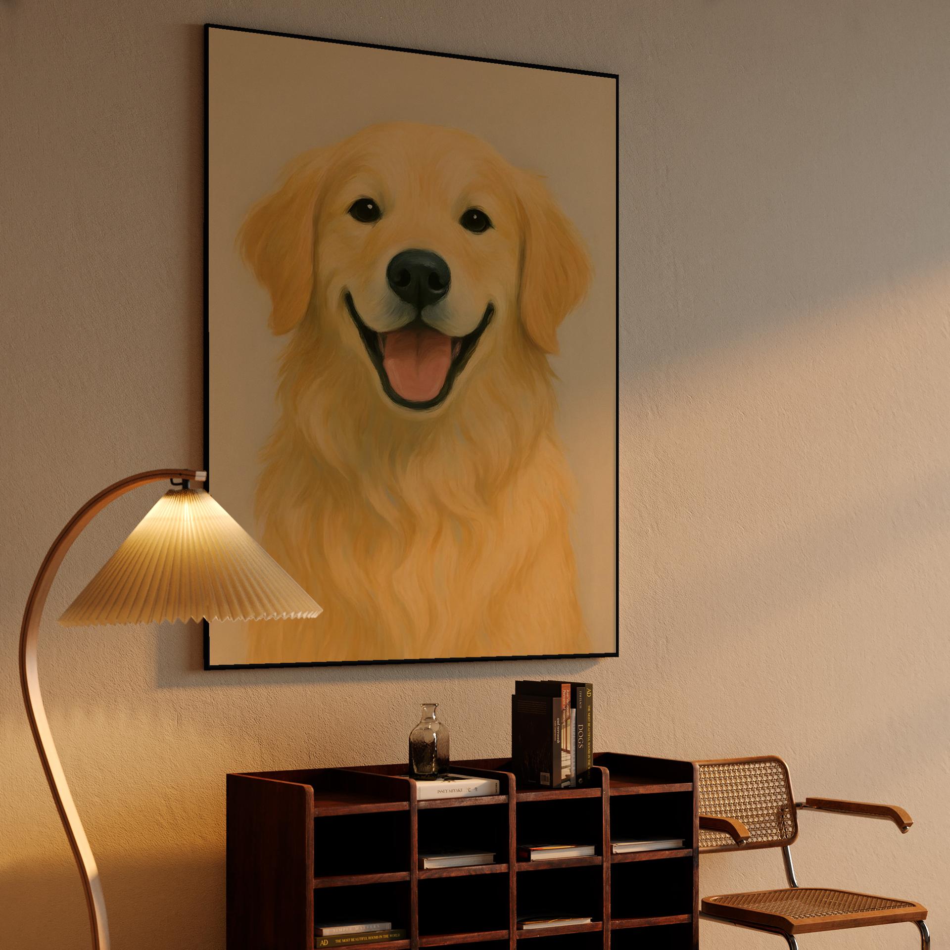 Smiling Golden Retriever