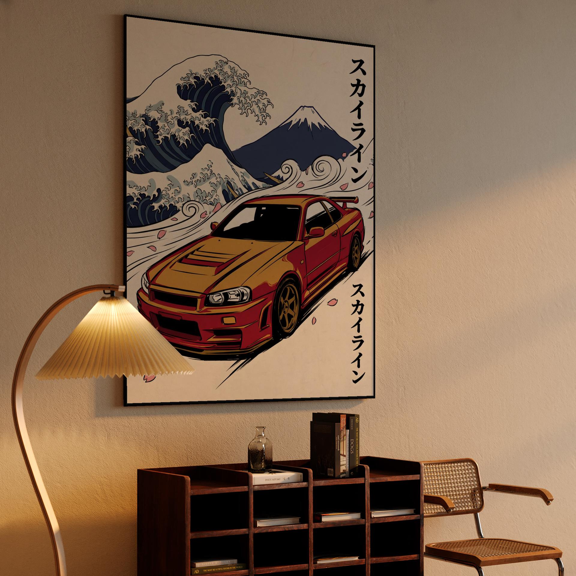 The Great Wave of Skyline GT-R R34