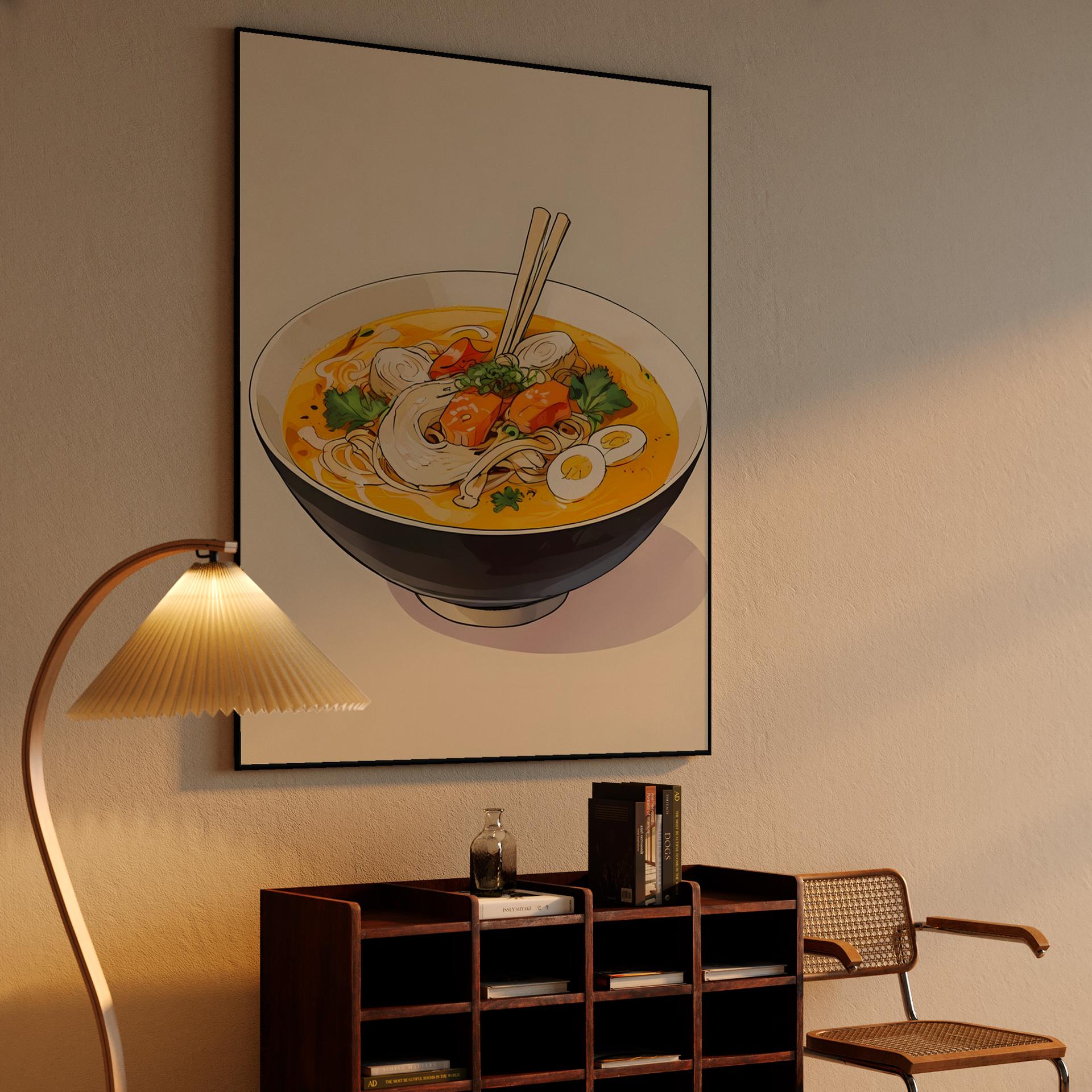 Appetizing Anime Ramen Bowl