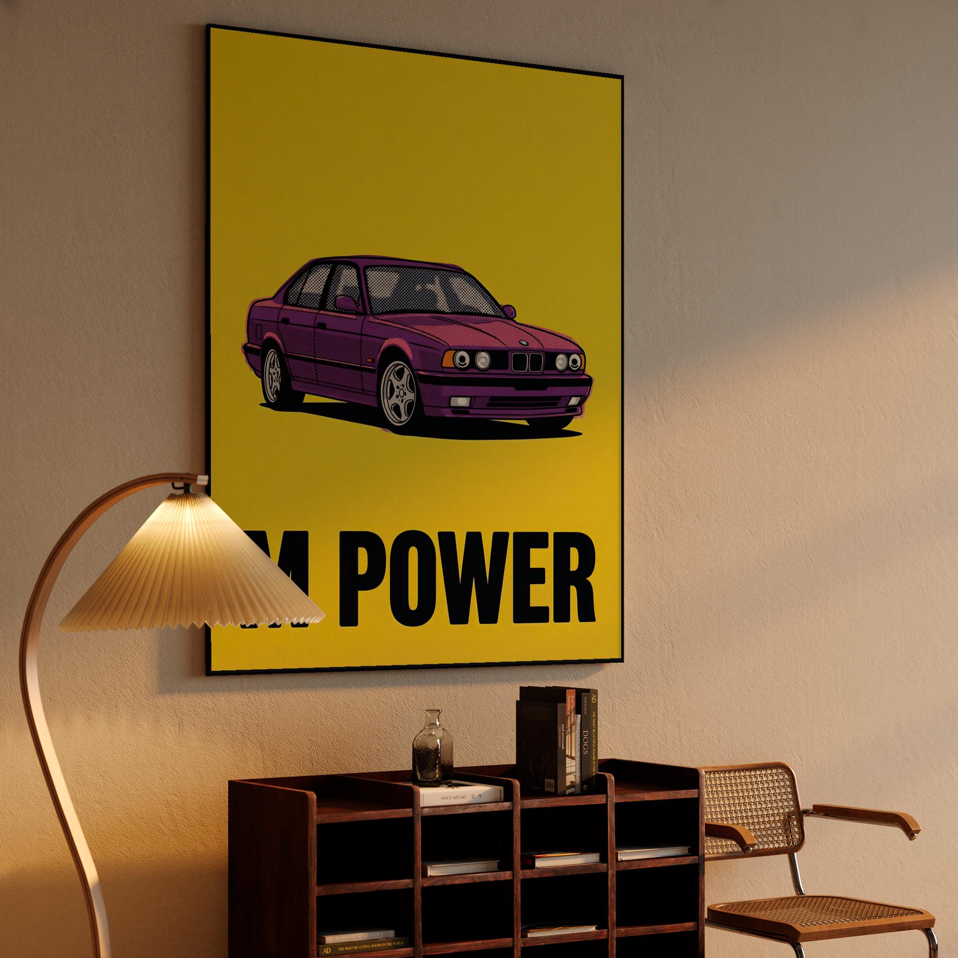 BMW E34 M5: M Power Pop Art Yellow