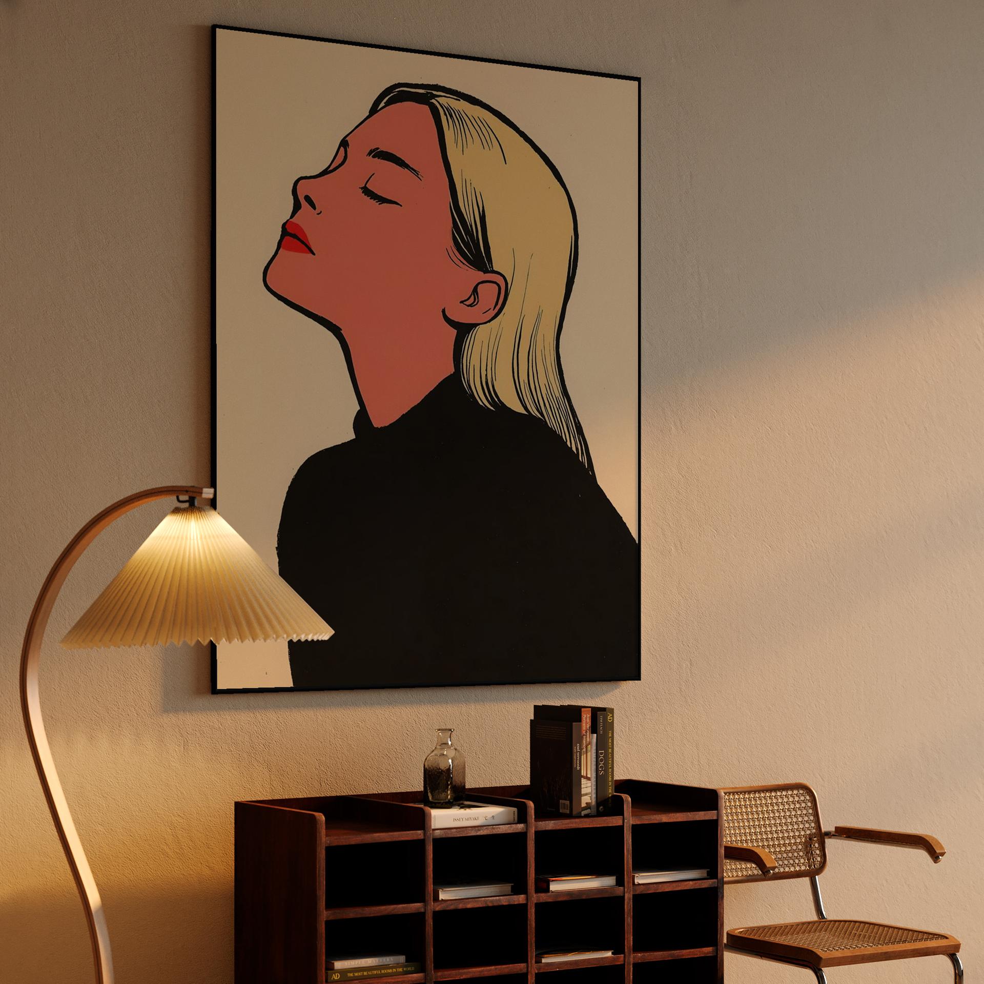 Serene Blonde Reverie