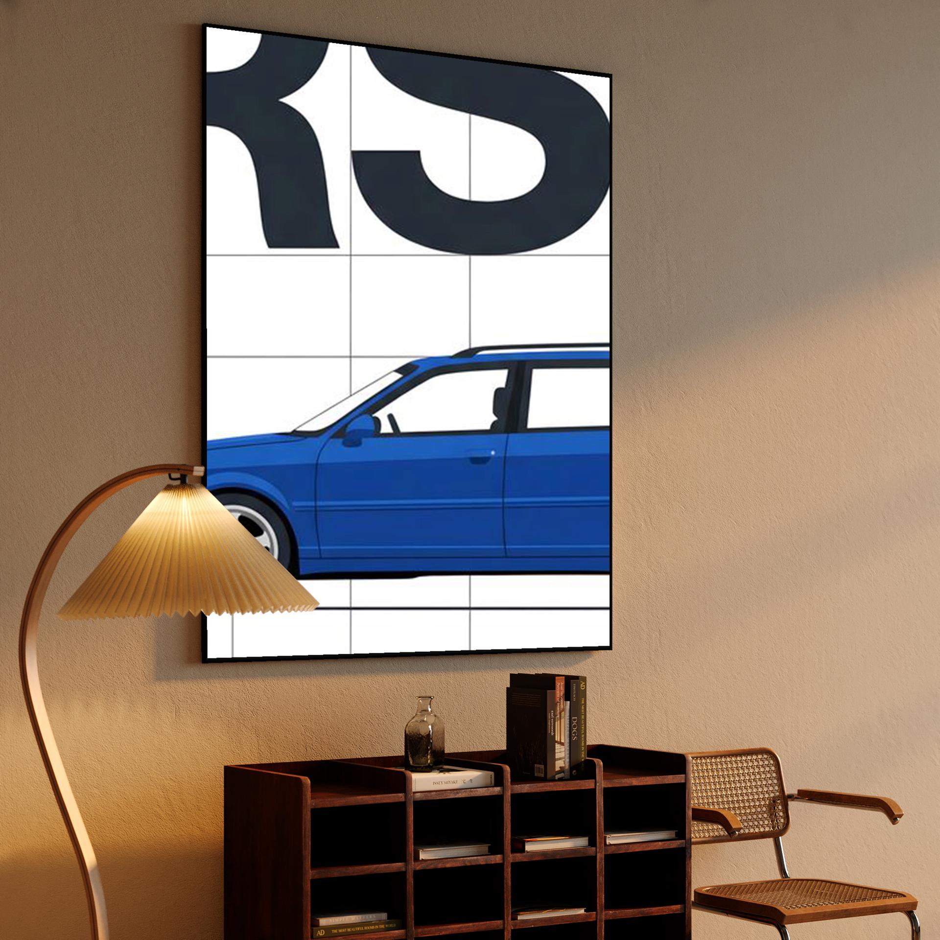 Renault R5 Turbo Dazzle Camouflage Graphic