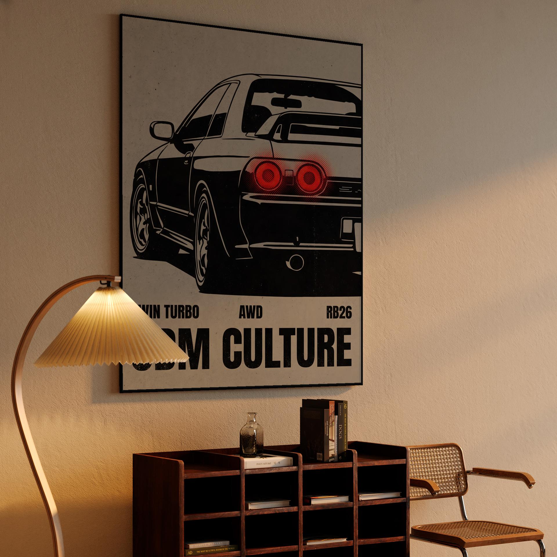 JDM Culture: R32 GT-R Technical Illustration