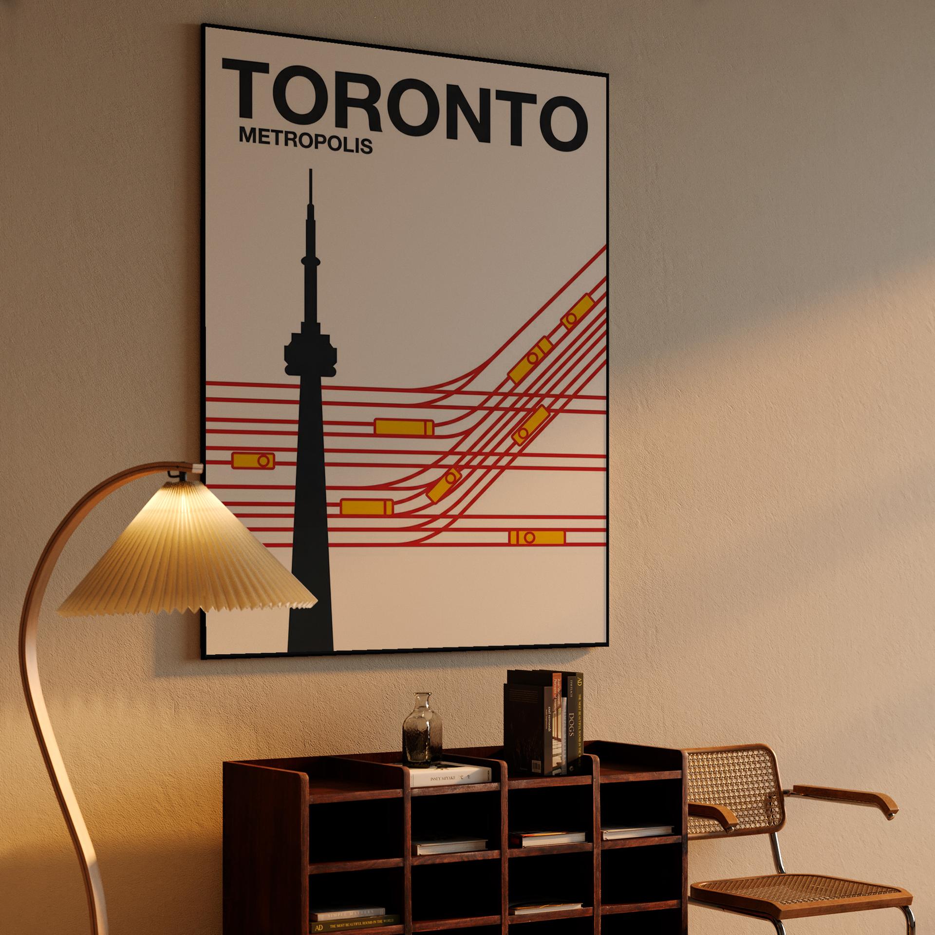 Toronto Metropolis Transit Illustration
