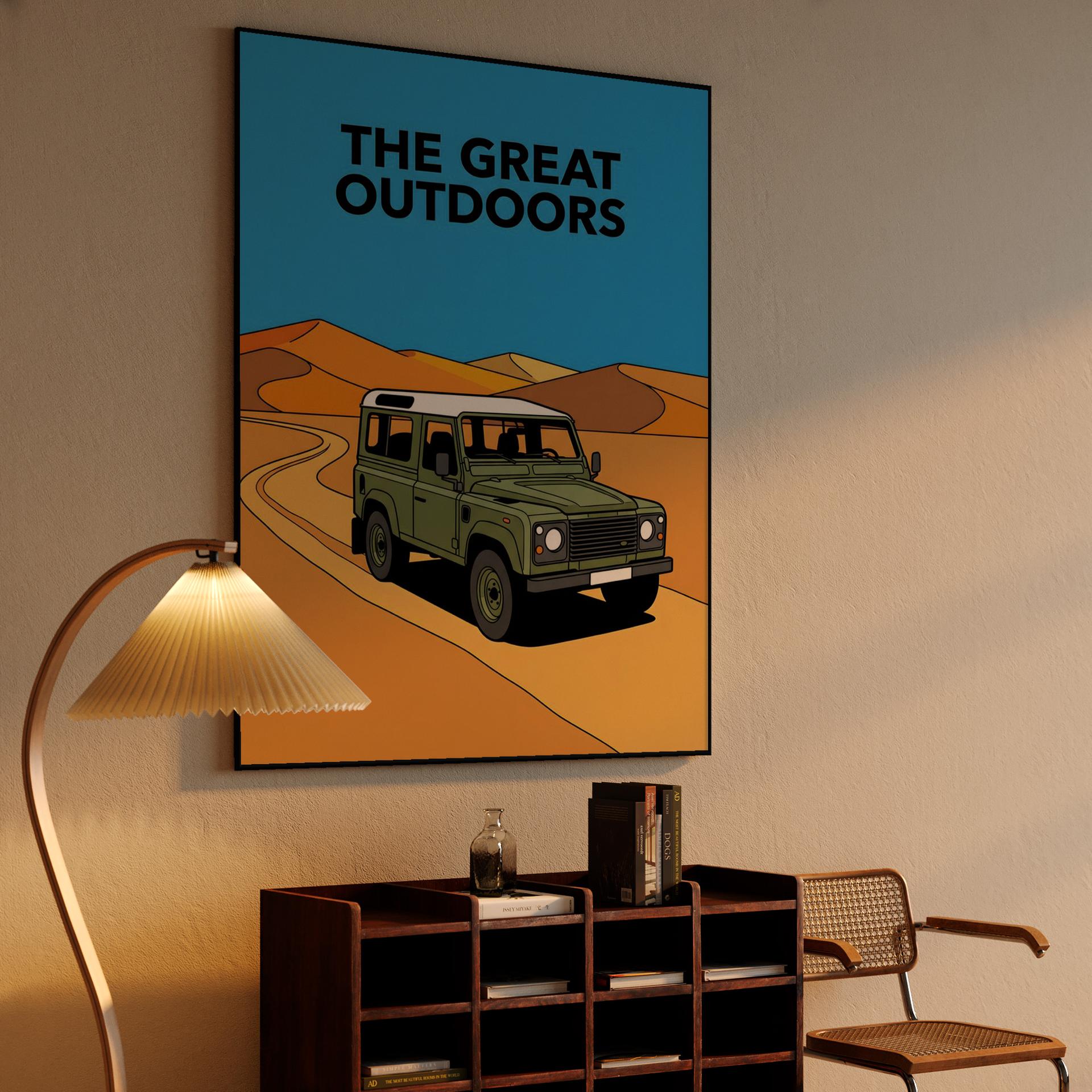 The Great Outdoors Land Rover Defender 90