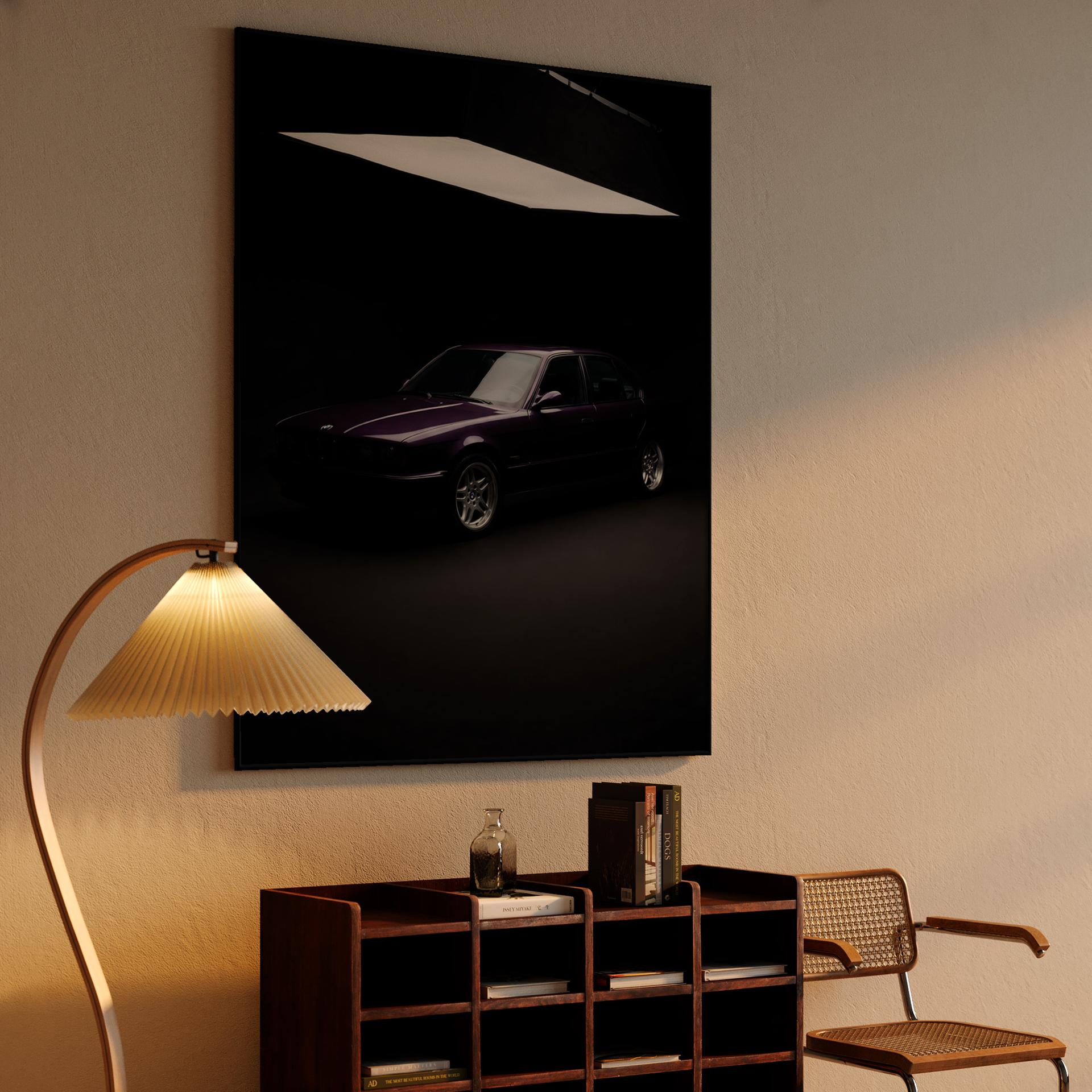 BMW E34 M5: Techno Violet Studio Masterpiece