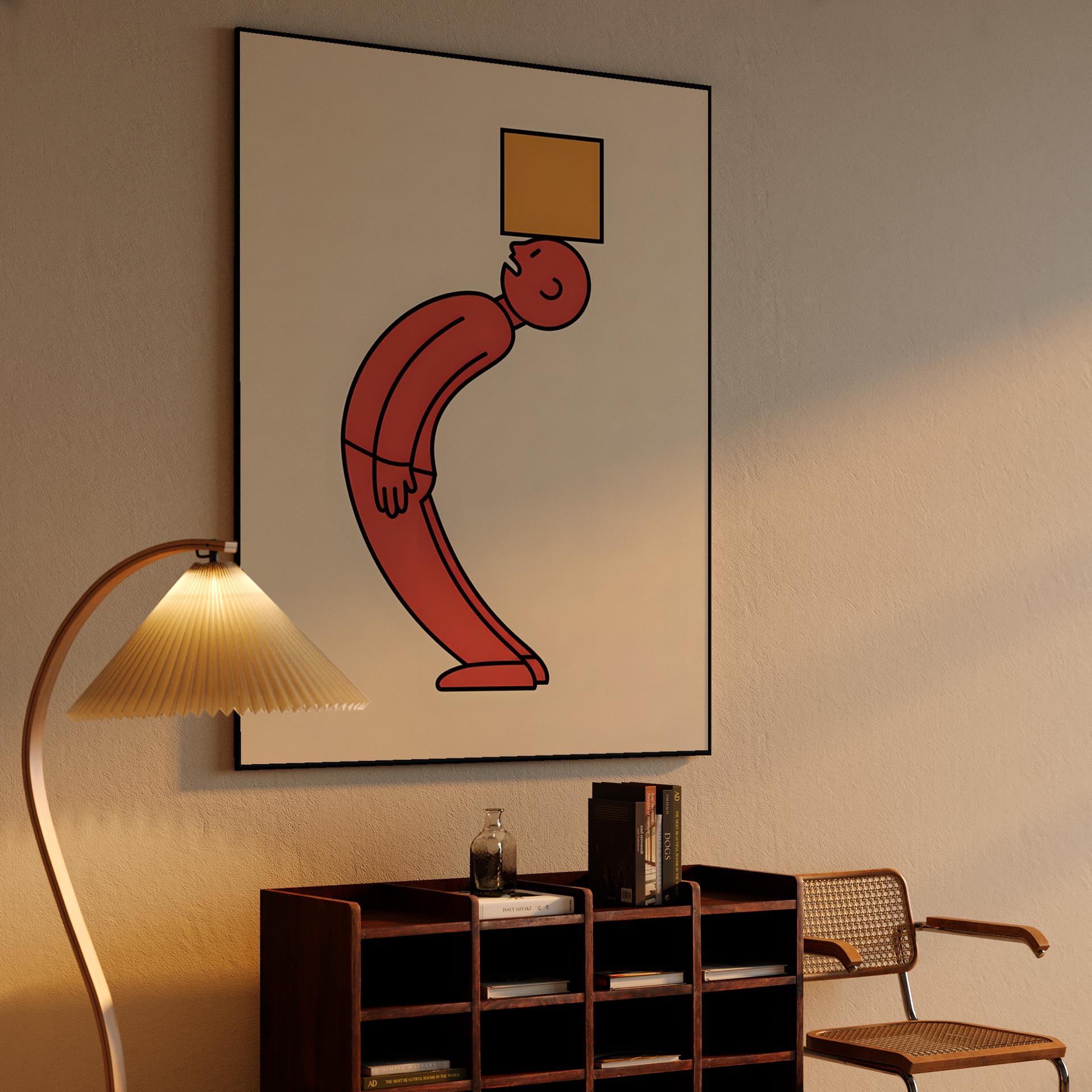 Red Figure Balancing Block