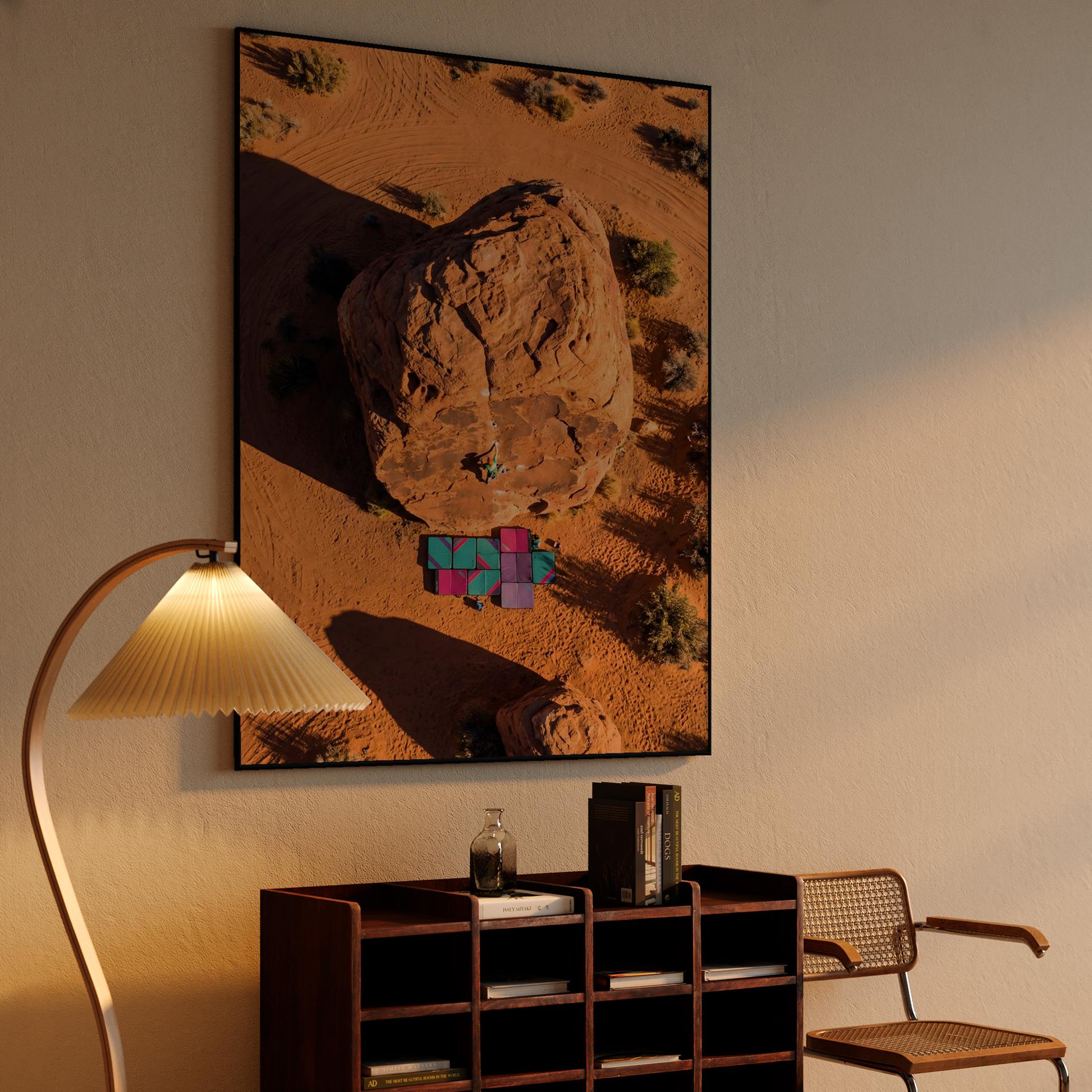 Desert Crag: Aerial Bouldering Perspective