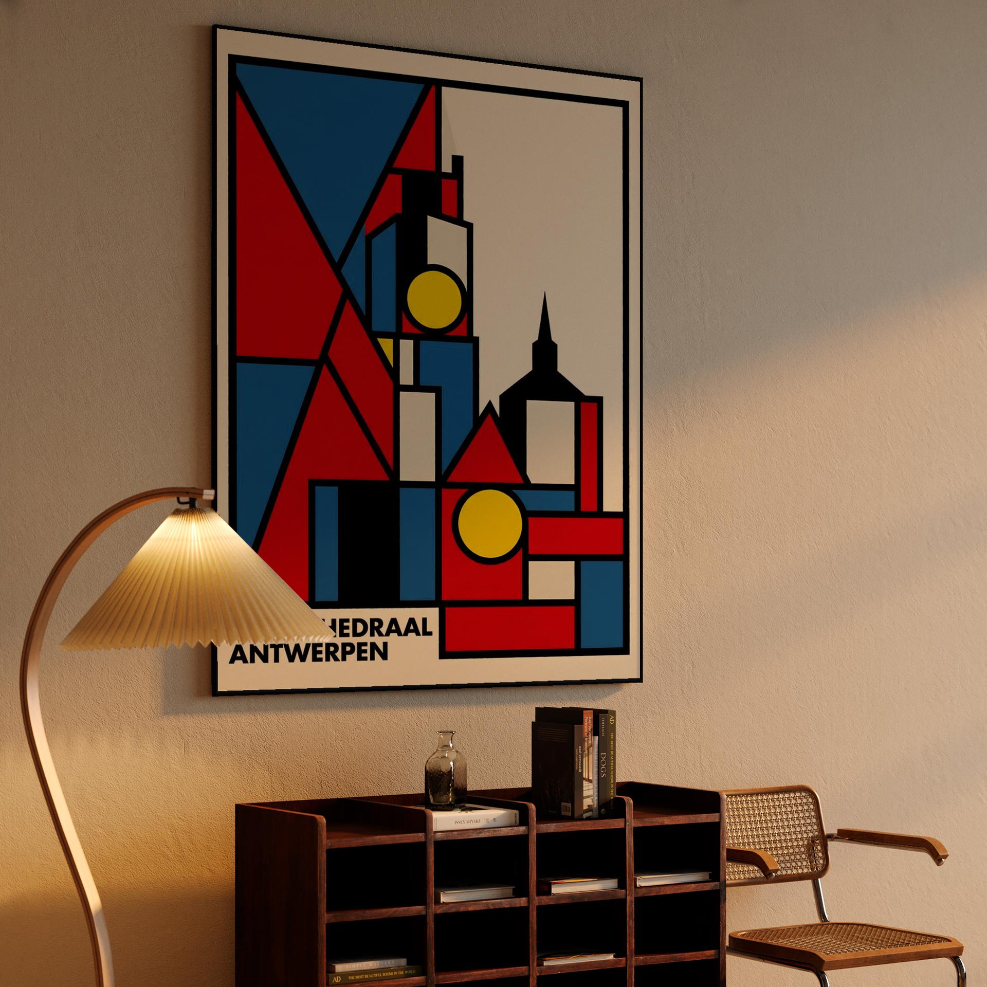 De Kathedraal Antwerpen Geometric Abstract