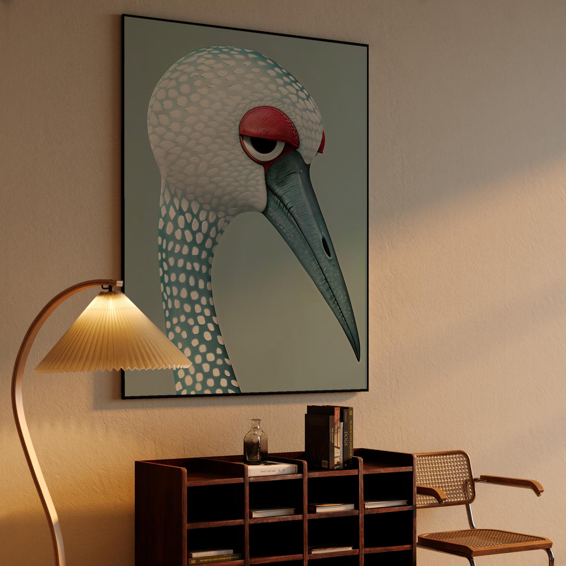 Spotted Crane Portrait