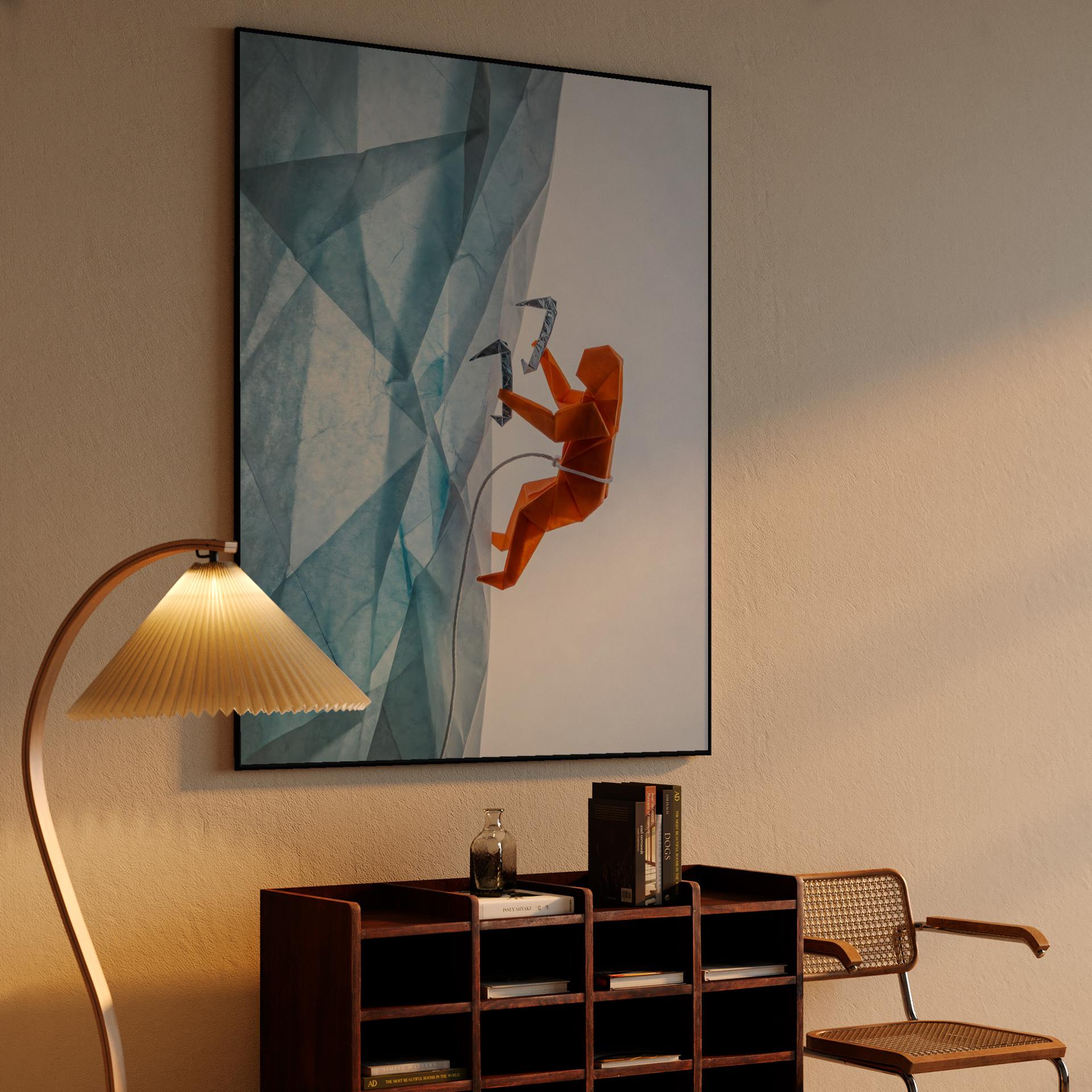 Paper Peak: The Origami Ice Climber