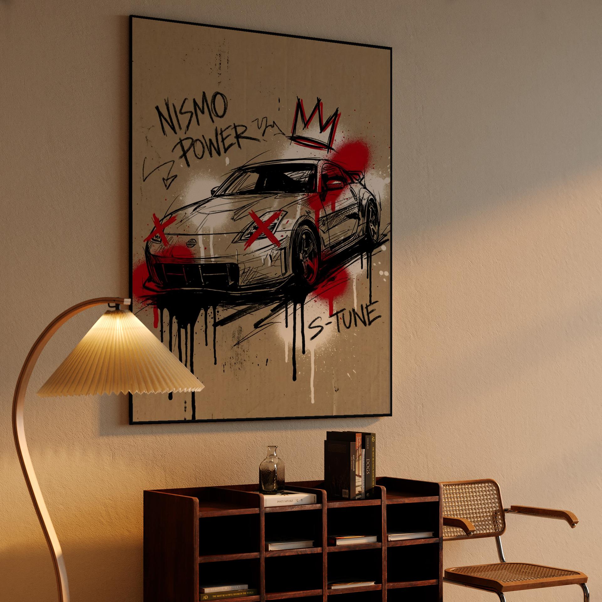 Nismo Power: Z33 Street Art Sketch