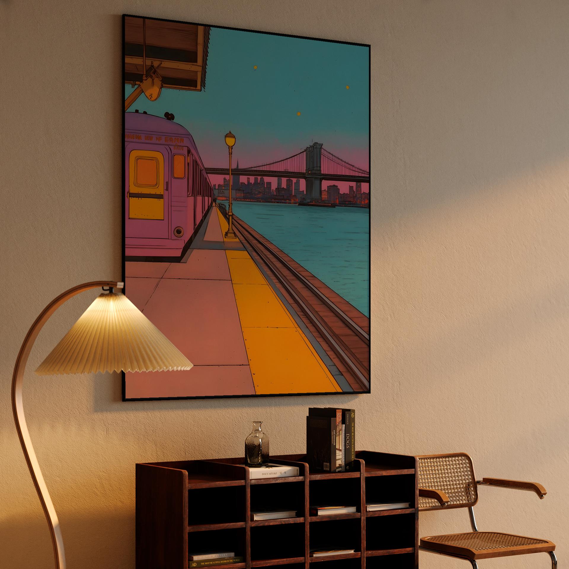 Pastel Subway Waterfront
