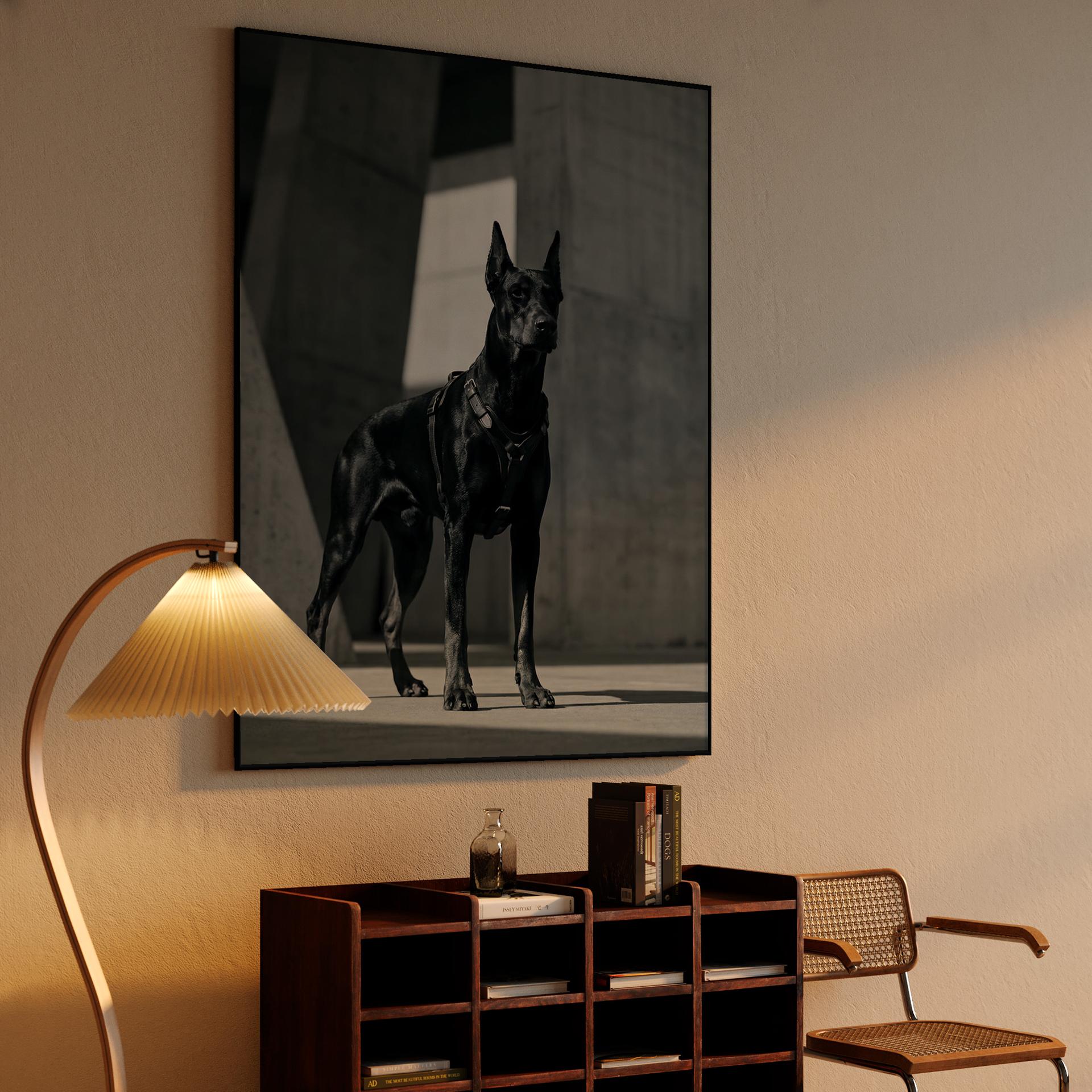 Brutalist Guardian: The Doberman
