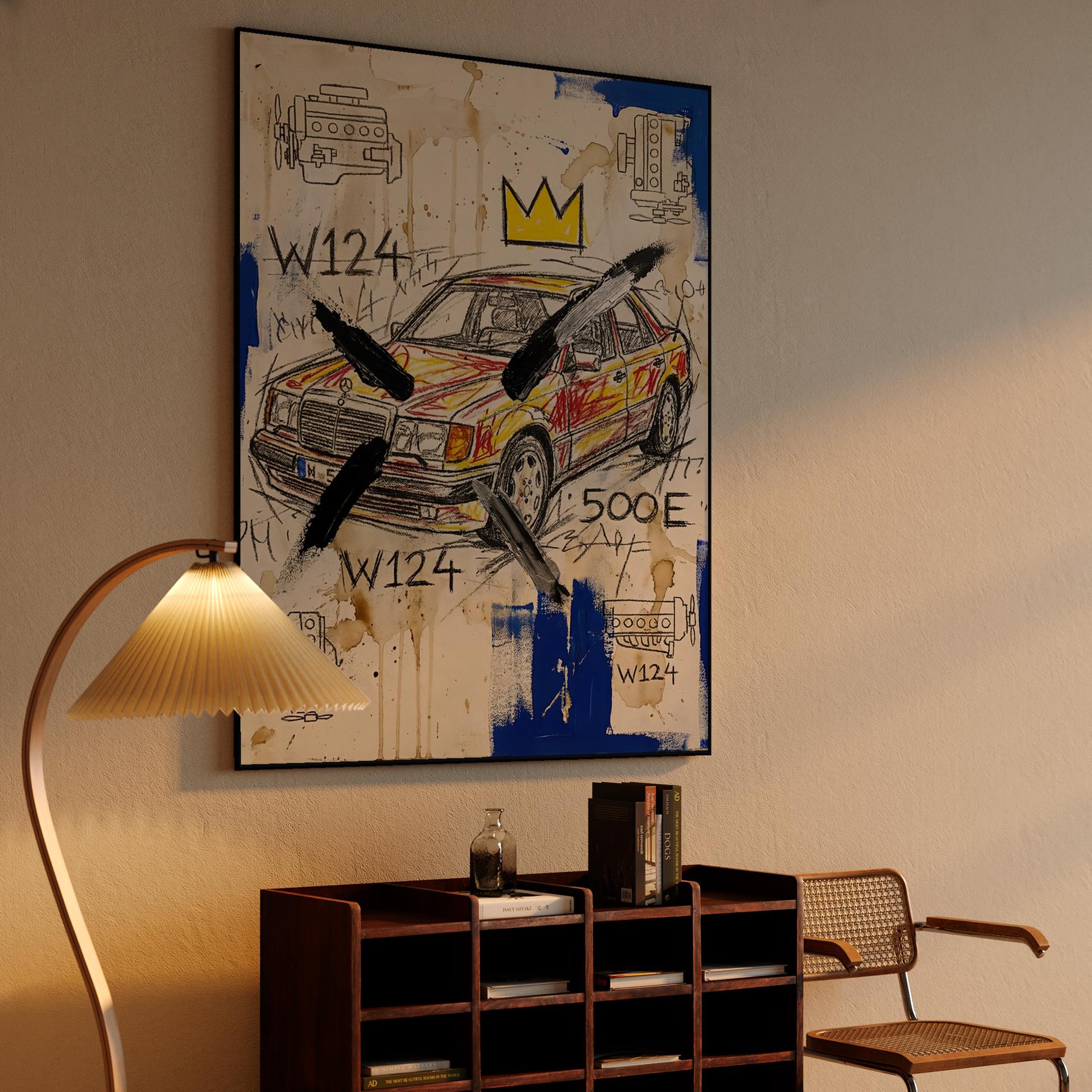 The King of Sedans: W124 500E Basquiat Tribute