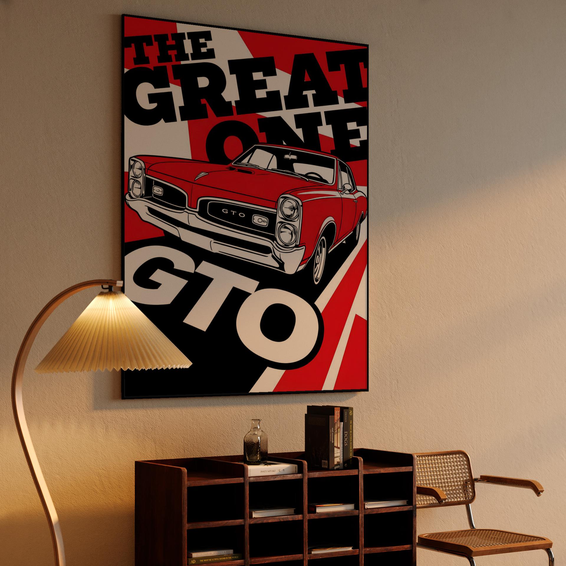 Pontiac GTO: The Great One Graphic Illustration