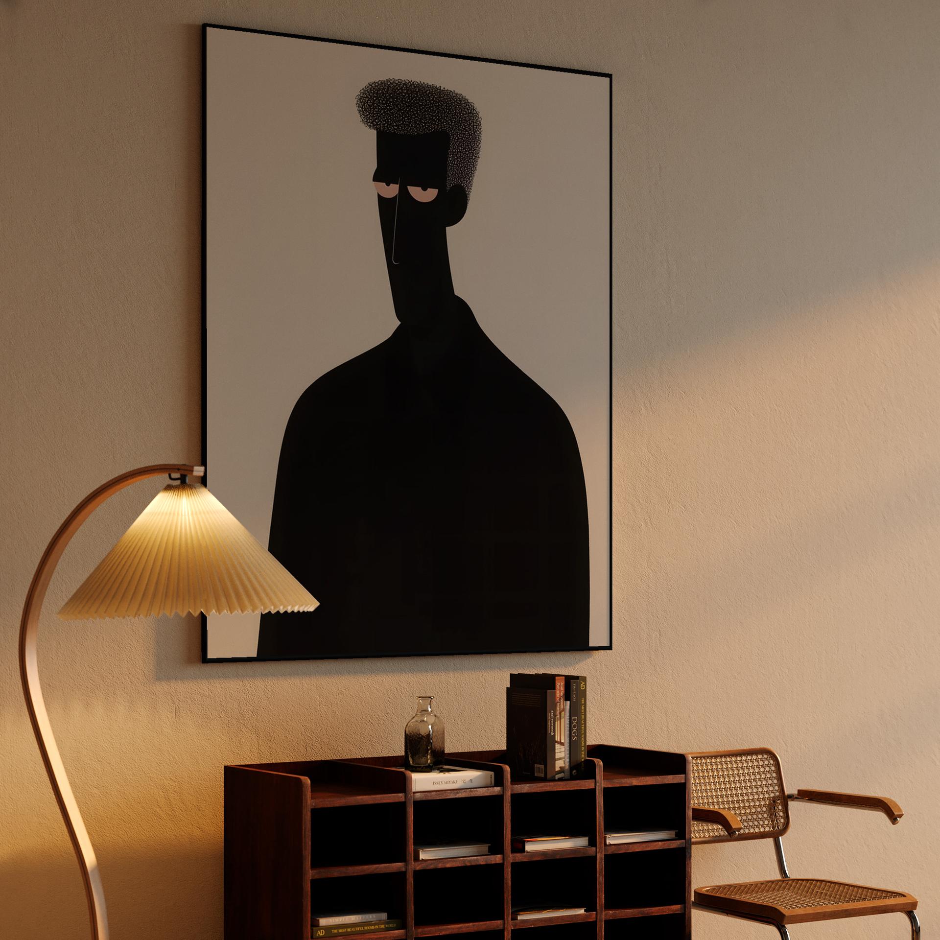 Skeptical Elongated Portrait