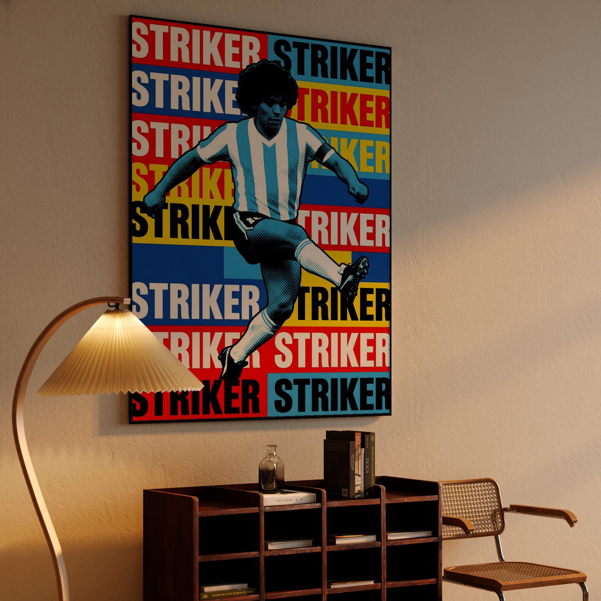 Maradona: Striker Pop Art