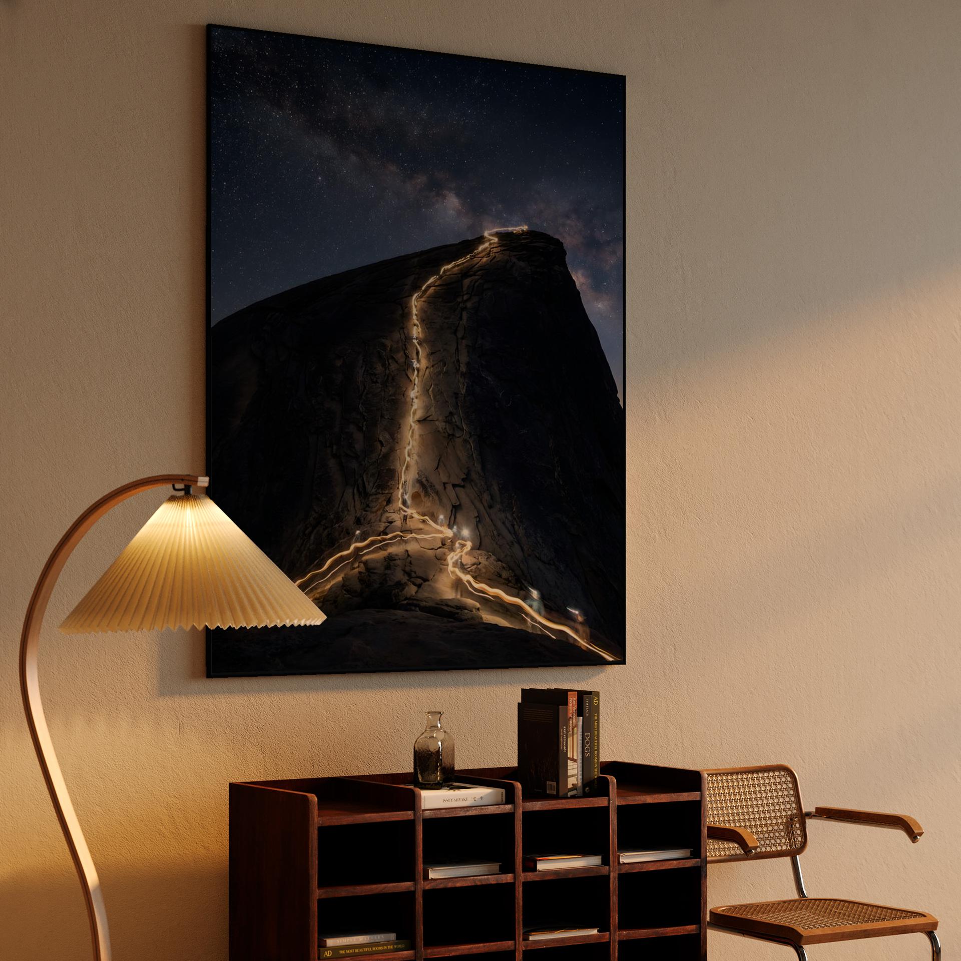 Path of Lights: Milky Way Ascent of Half Dome