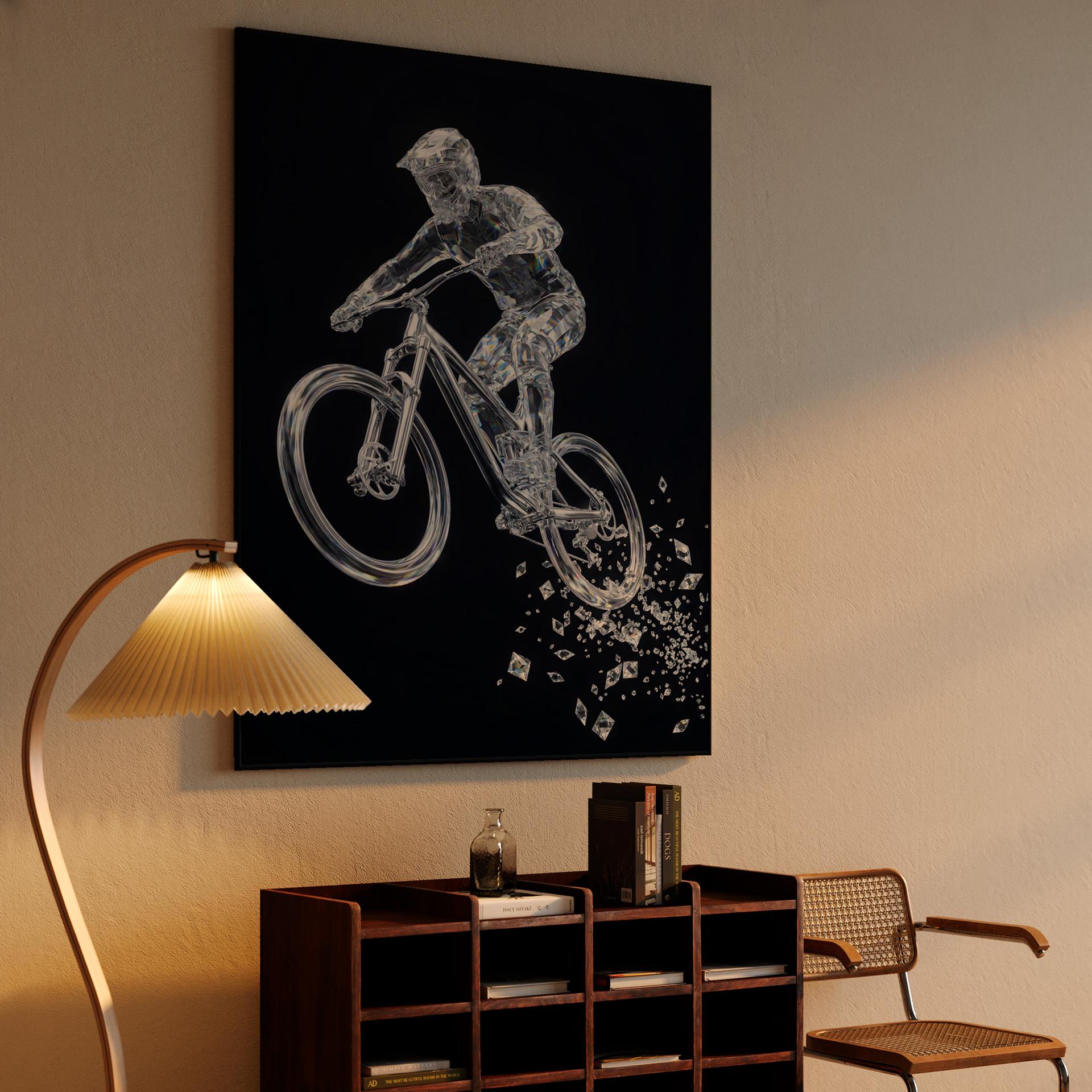 Crystalline Velocity: The Diamond Downhill Jump