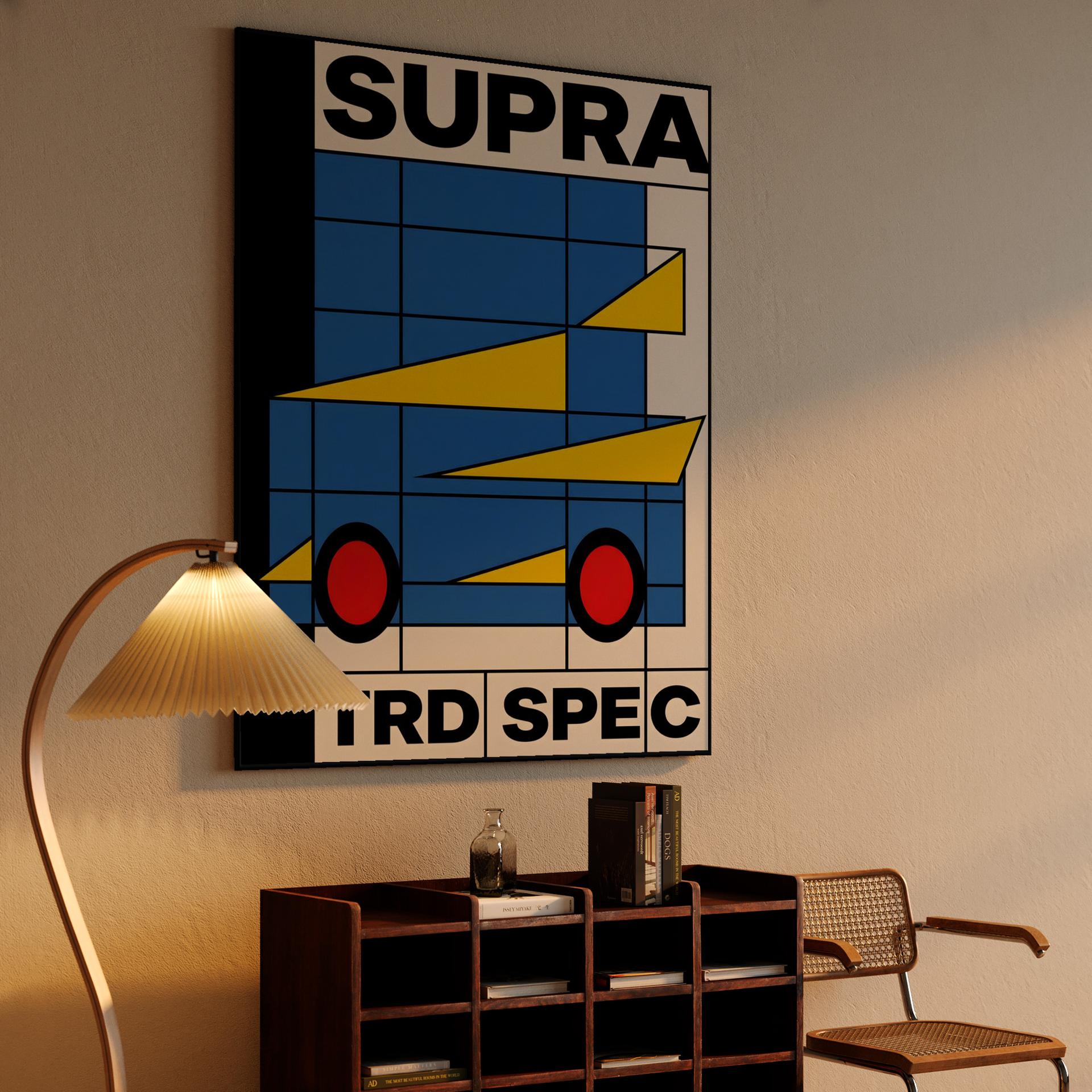 Supra A80 TRD Spec: Geometric Bauhaus Edition