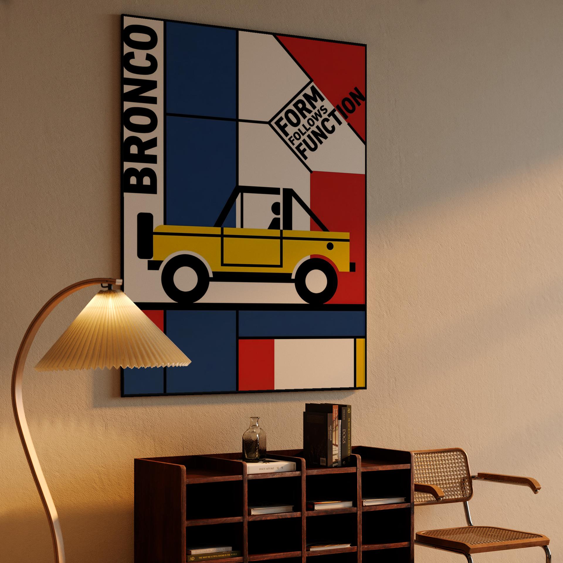 Bronco: Form Follows Function (De Stijl Edition)