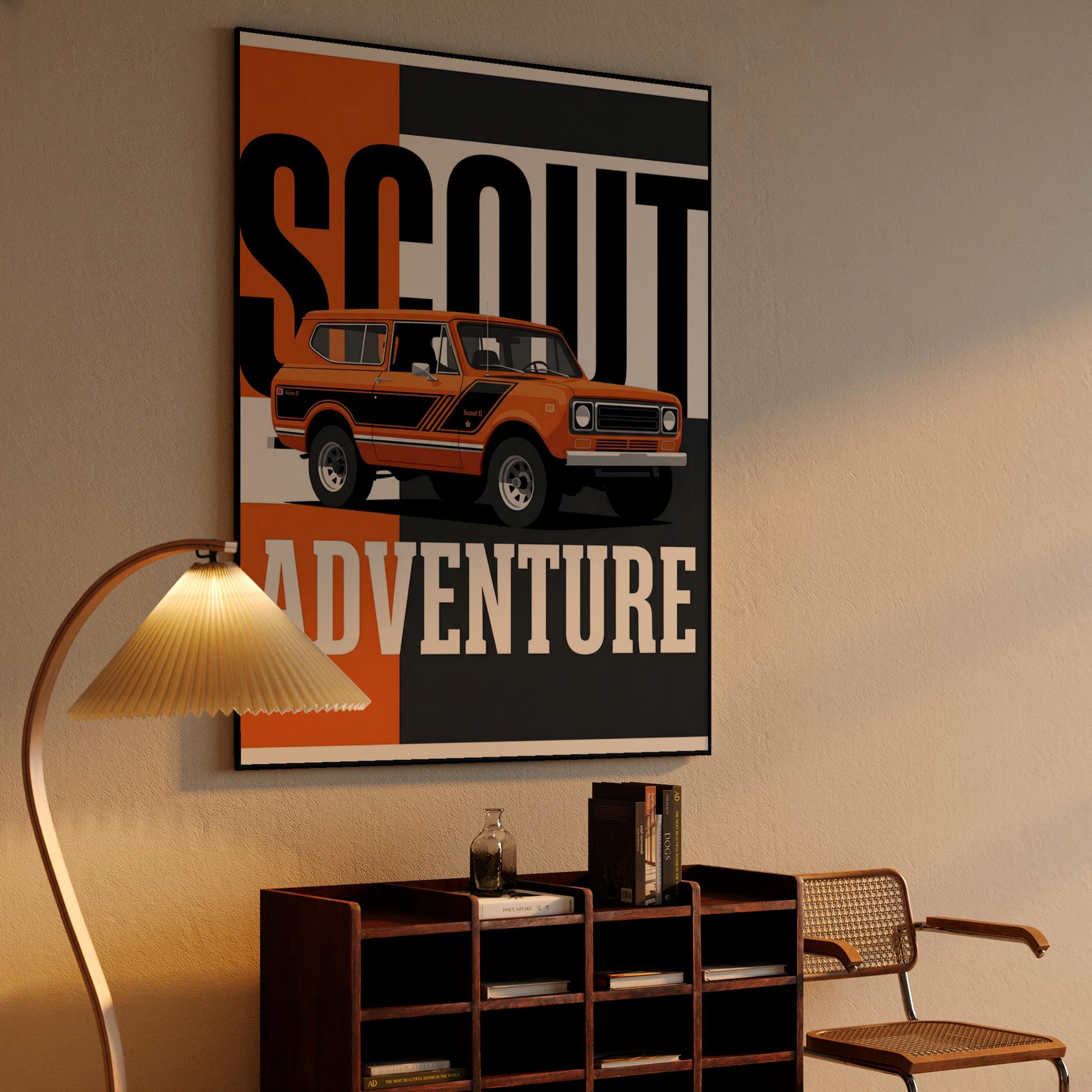 International Scout II Adventure Graphic
