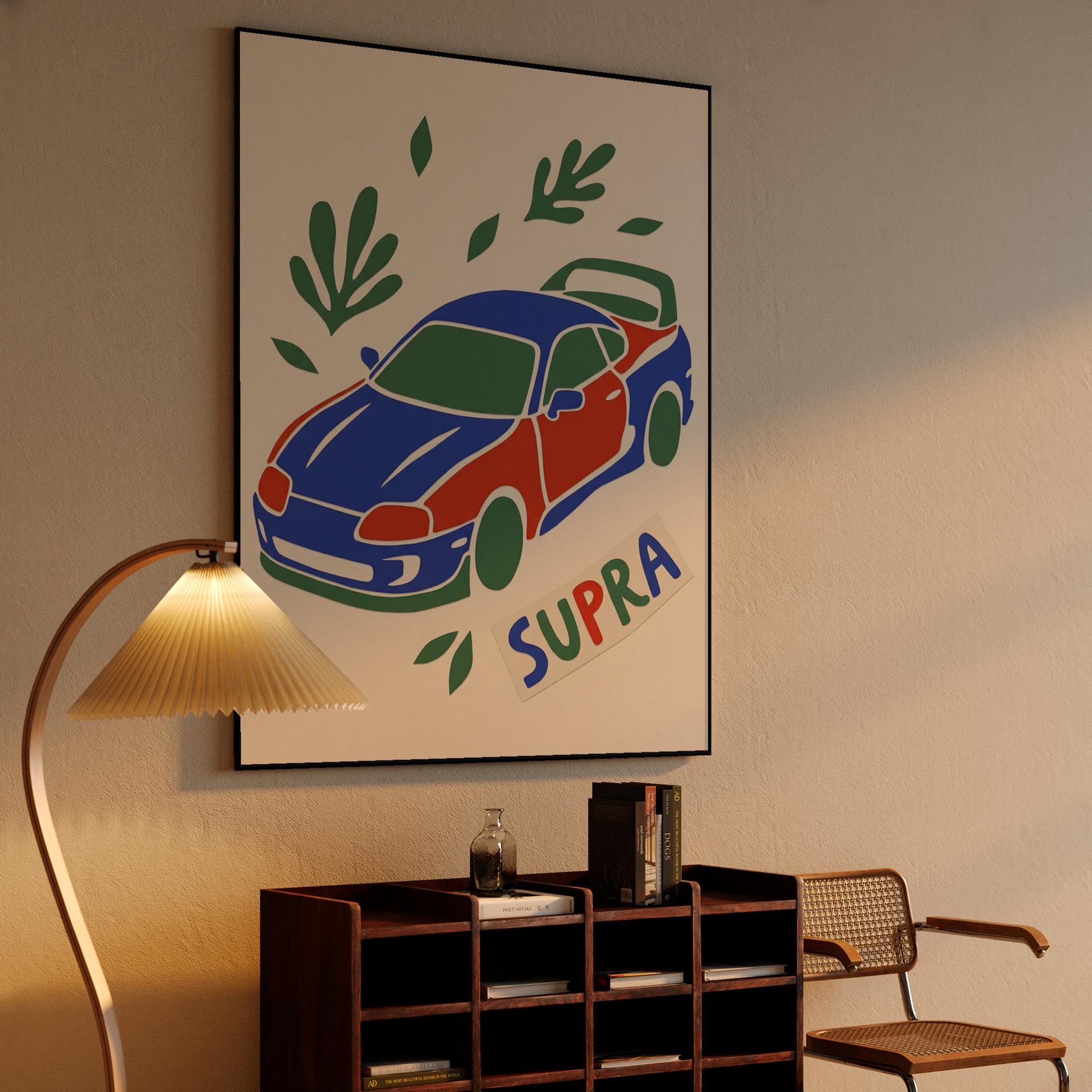 Matisse Style Toyota Supra A80 Cutout