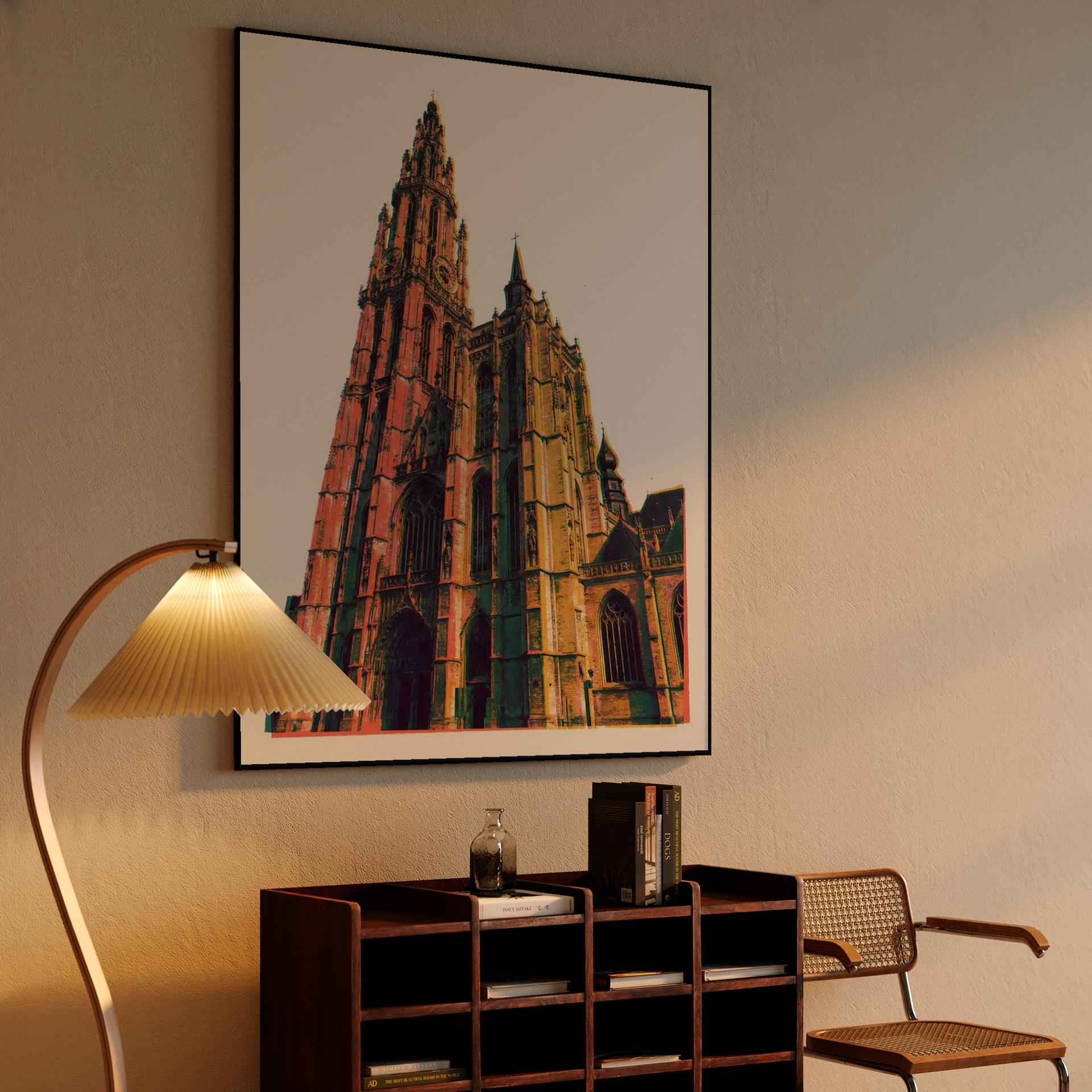 Antwerp Cathedral Pop Art Spire