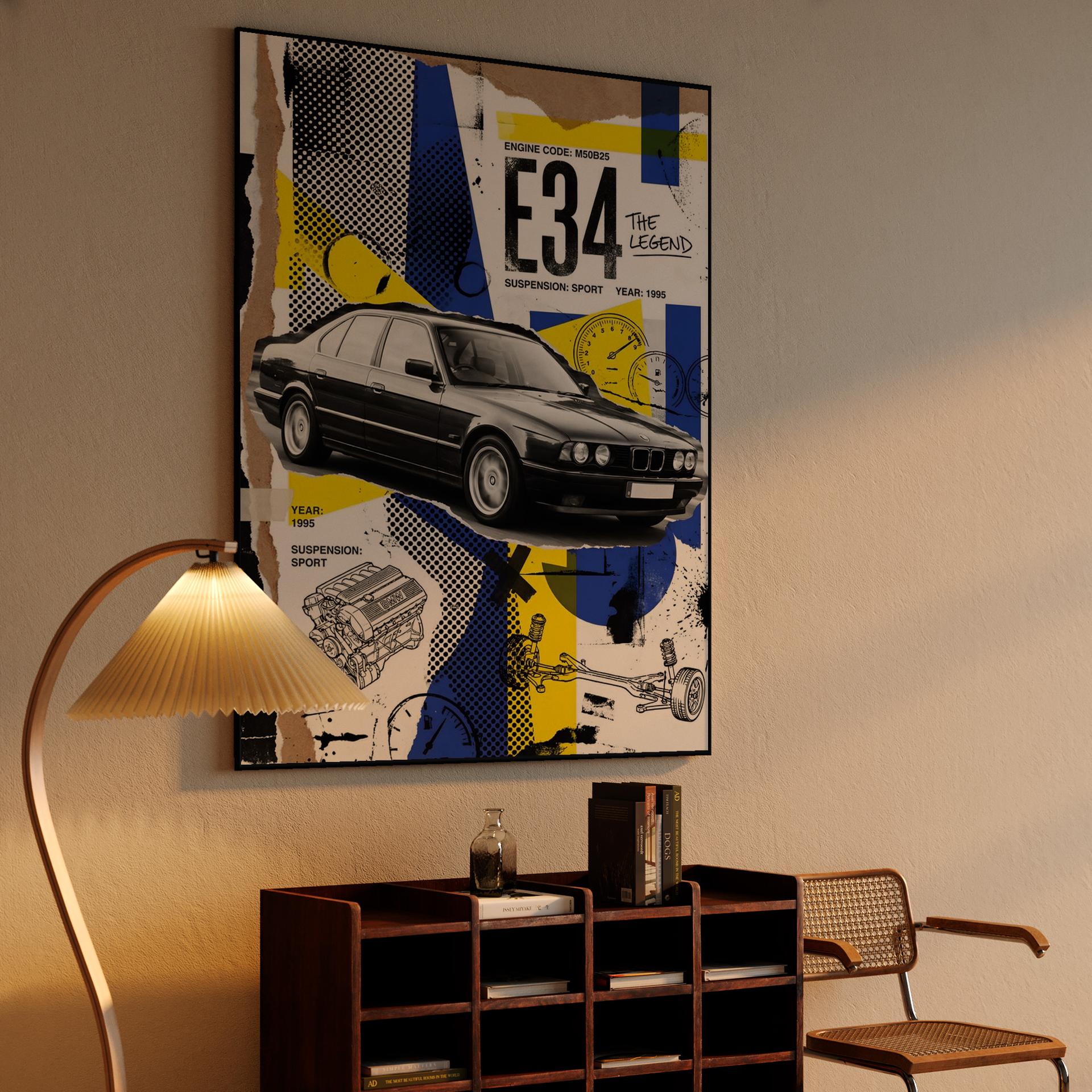 BMW E34: The Legend Collage