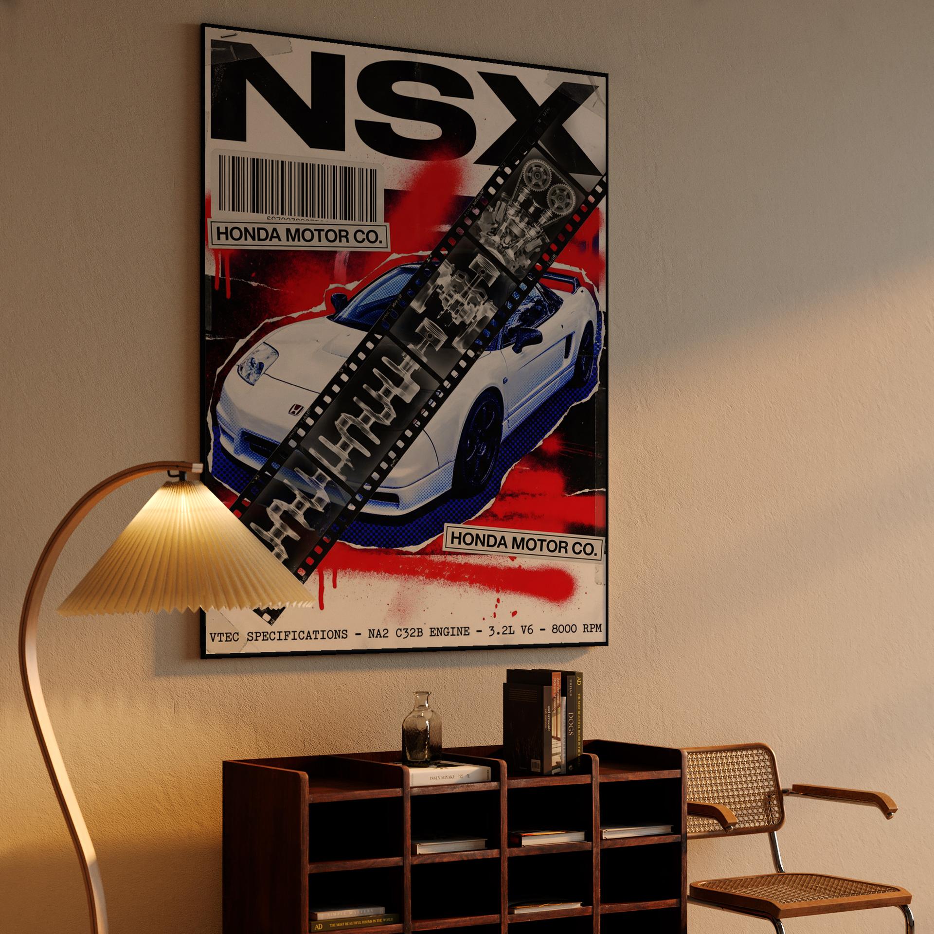 NSX NA2: VTEC Technical Collage